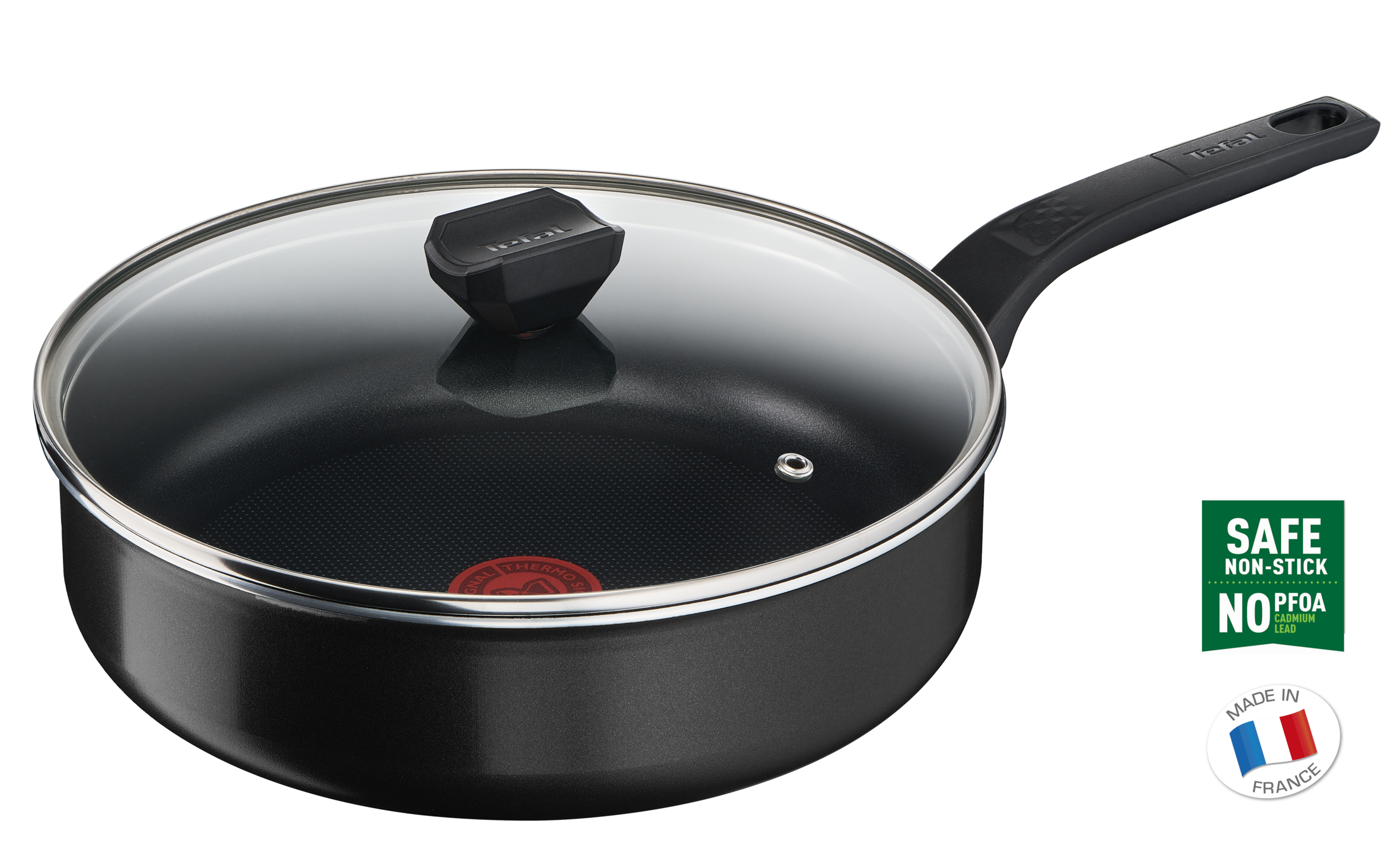 Hluboká pánev s poklicí Tefal Simply Clean B5673253 24 cm