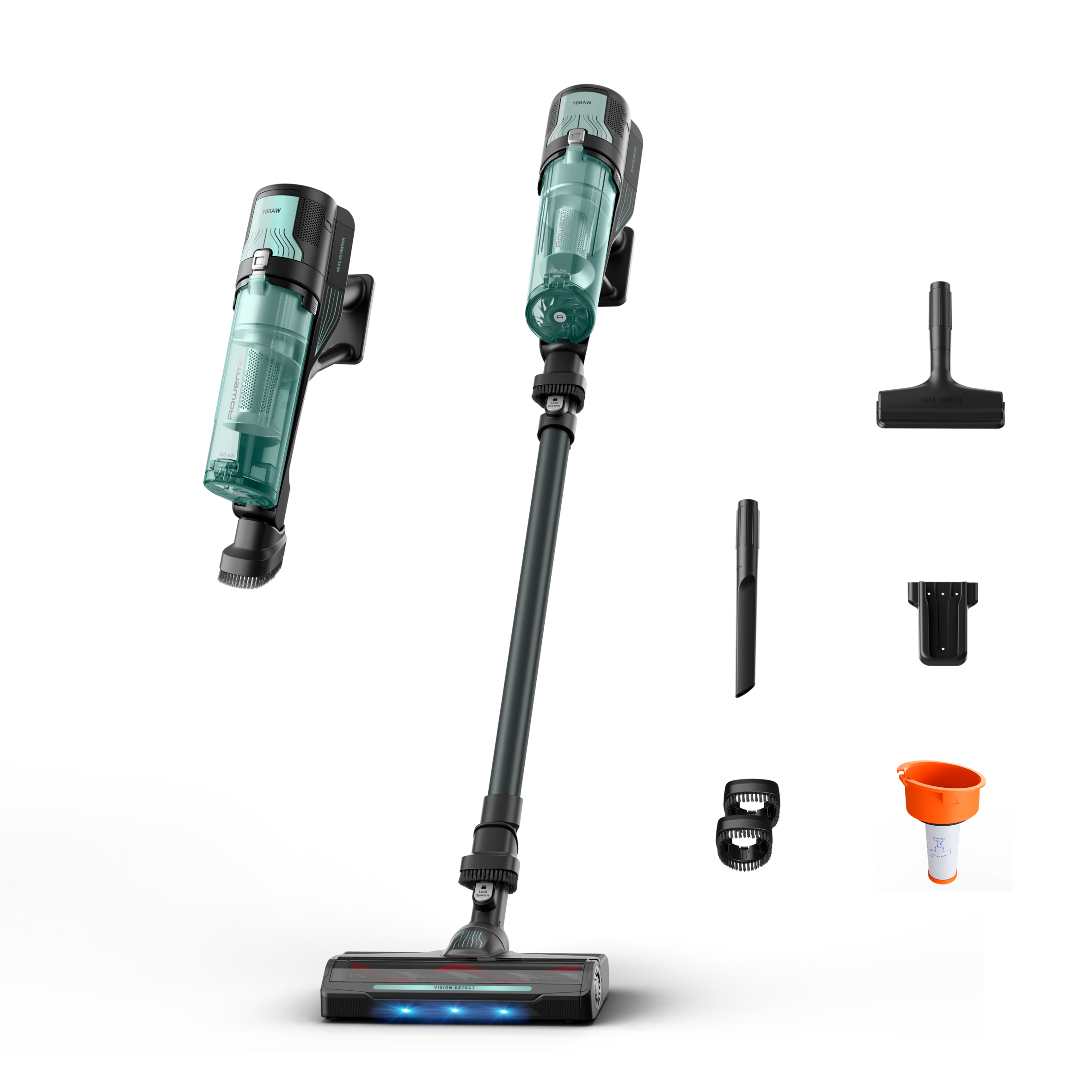 Tyčový vysavač X-Force 8.80 Allergy 3v1 100 AW RH1831E0