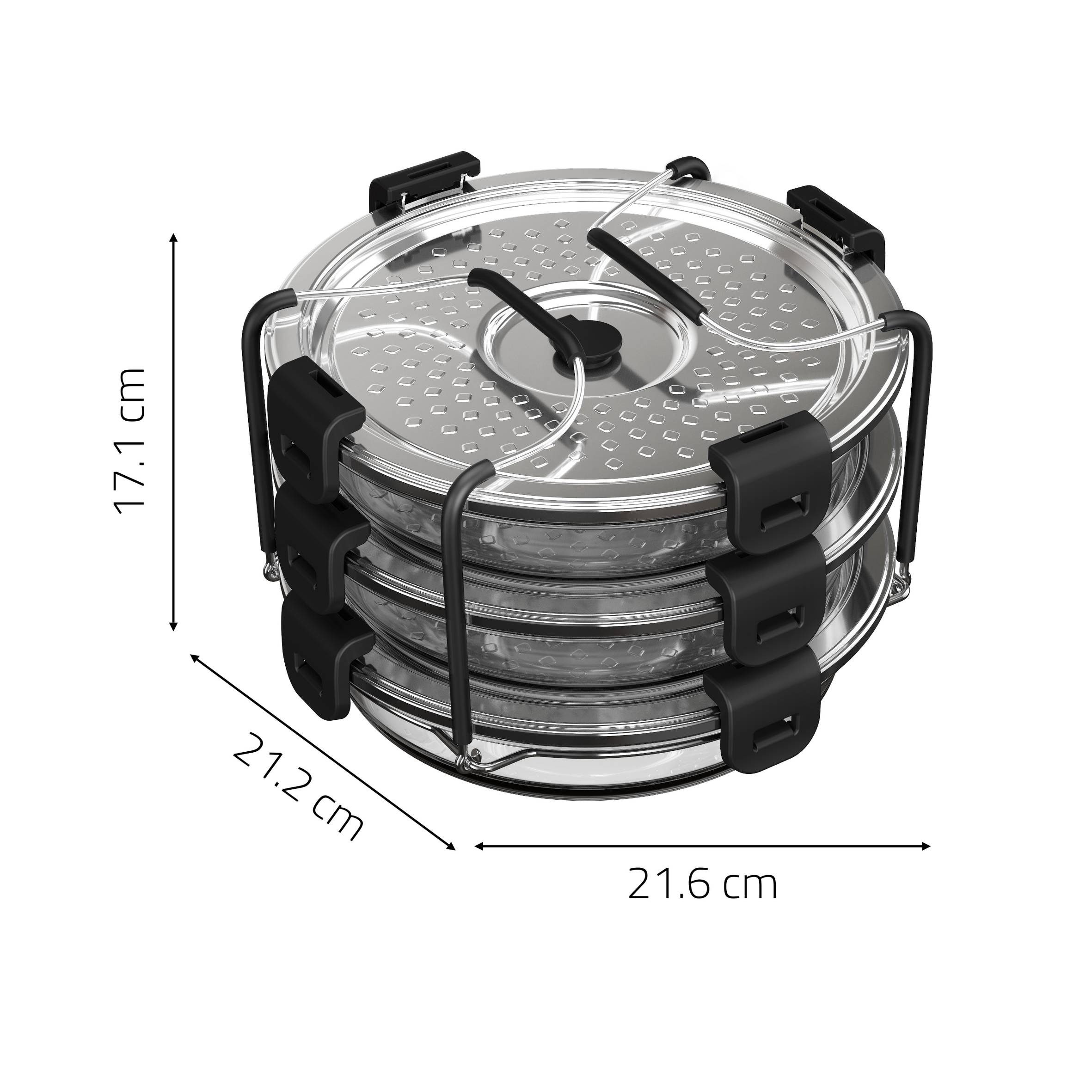 XA6130E0 My Batchcooker Express Příslušenství pro Cook4Me pro tlakové vaření Tefal Sklo/Nerez