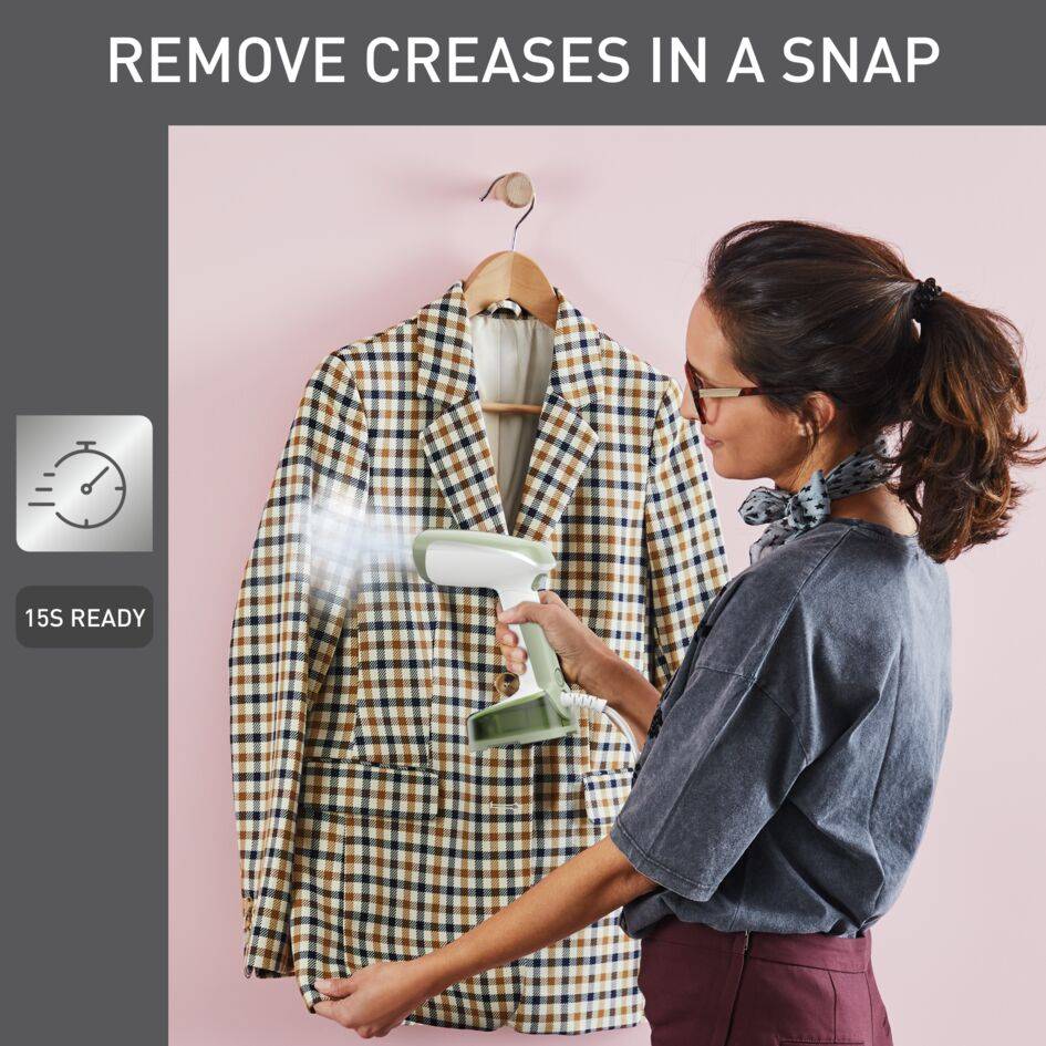 Ruční napařovač oděvů Tefal Access'Steam Pocket DT3053 Zelený/Bílý