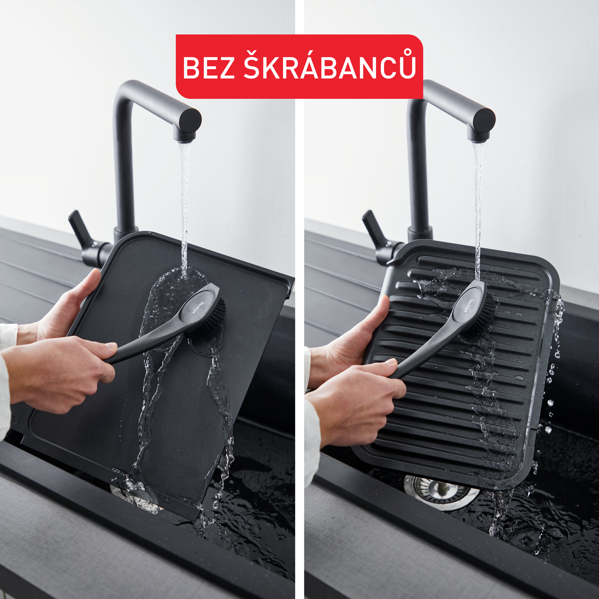 Kartáč na čištění grilů Tefal K1851034 Šedý