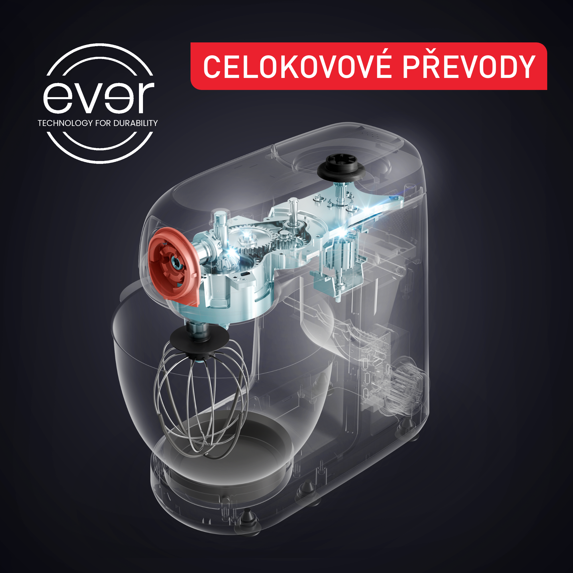 Kuchyňský robot Tefal Bake Partner QB525838 Černý