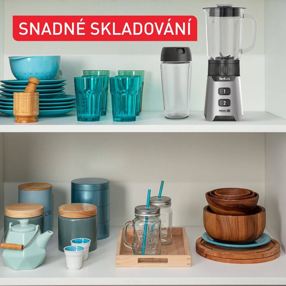BL16GE30 Minimix smoothie mixér Tefal stříbrný