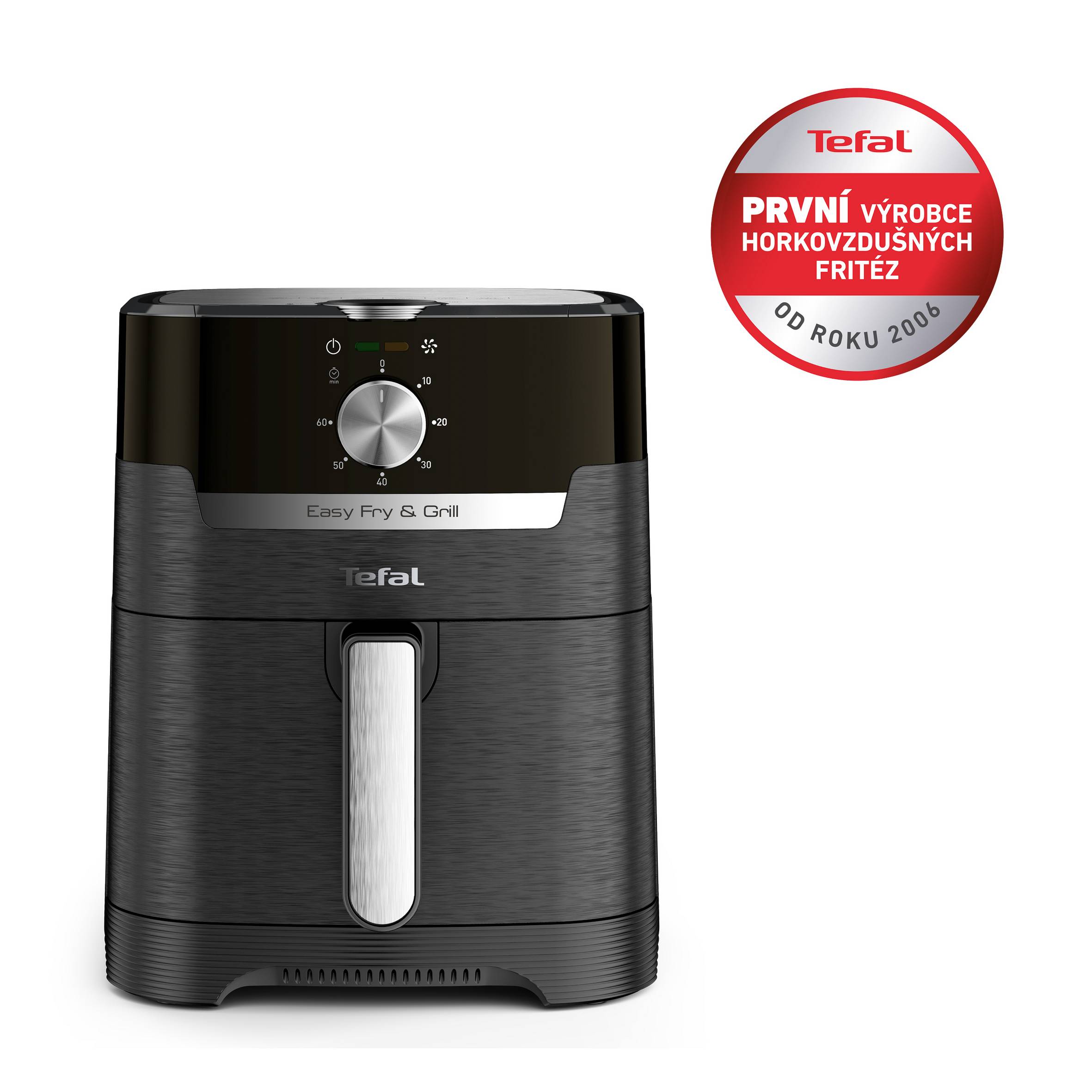Horkovzdušná fritéza Tefal Easy Fry & Grill 2v1 EY501815 Černá