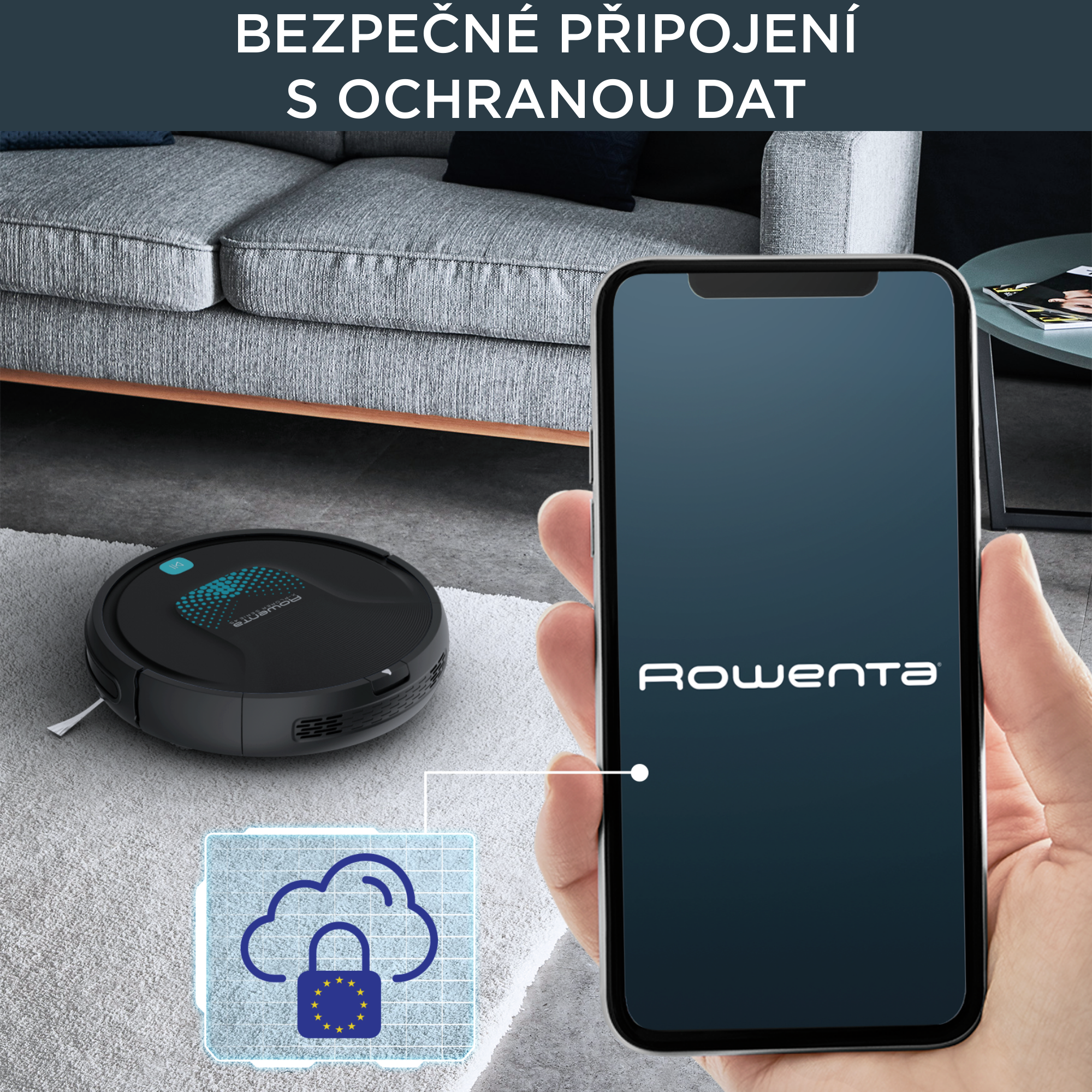 Robotický vysavač Rowenta X-plorer S45 Aqua 4v1 RR8275WH