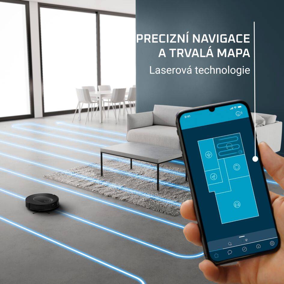 Robotický vysavač Rowenta X-PLORER S65+ Laser RR8L85WH