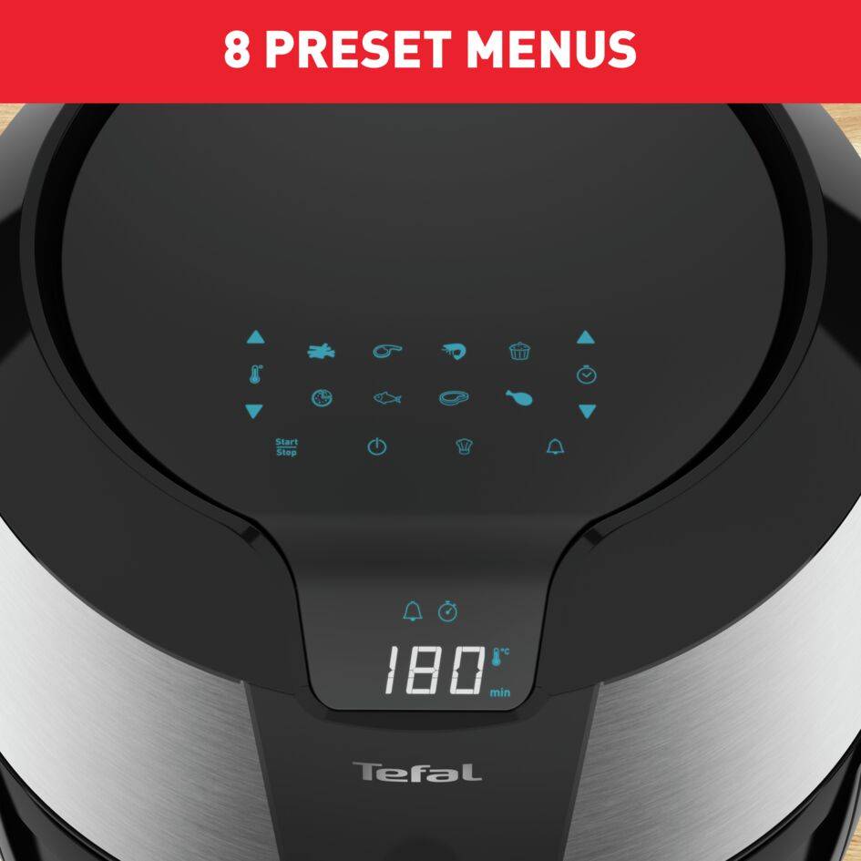 Horkovzdušná fritéza Tefal Easy Fry XXL Digital EY701D15 Nerezová/Černá