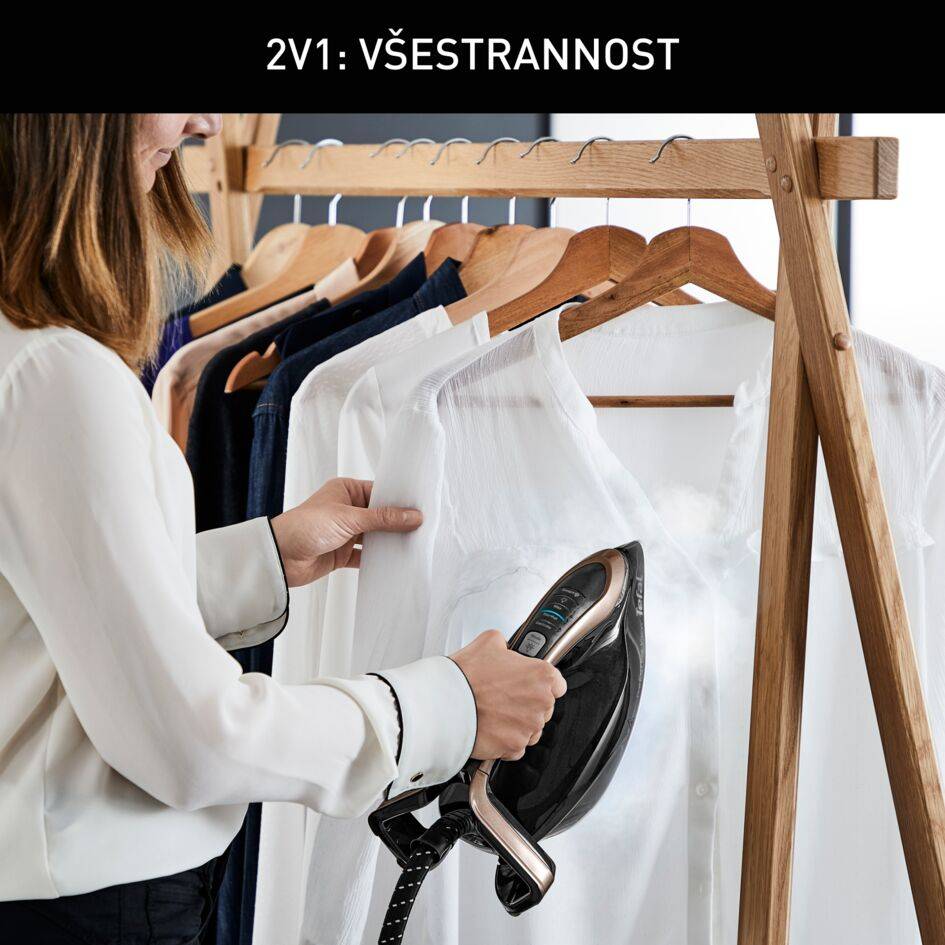 Parní generátor Tefal Pro Express Vision GV9820E0 Zlatý/Černý