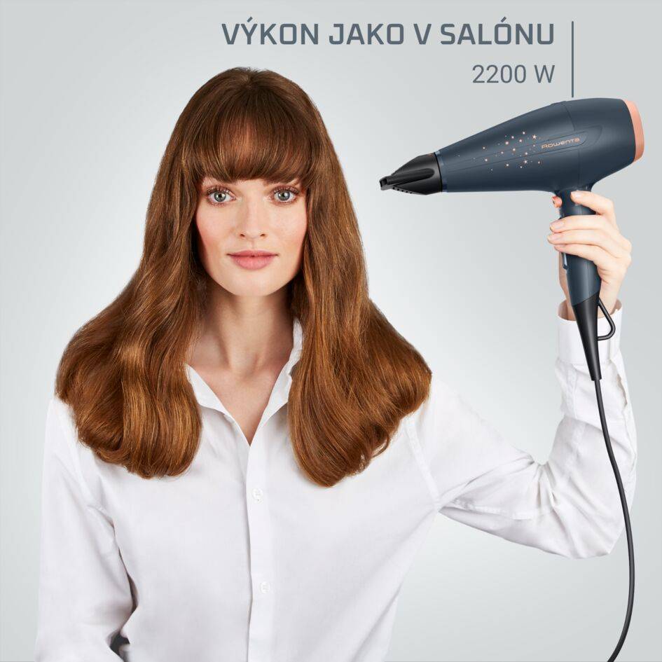Fén na vlasy Rowenta Pro Power+ CV7231F0 antracitová