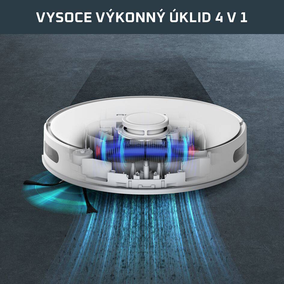 Robotický vysavač Rowenta X-Plorer S75s+ 4v1 Laser Auto Empty 2700Pa RR8587WH