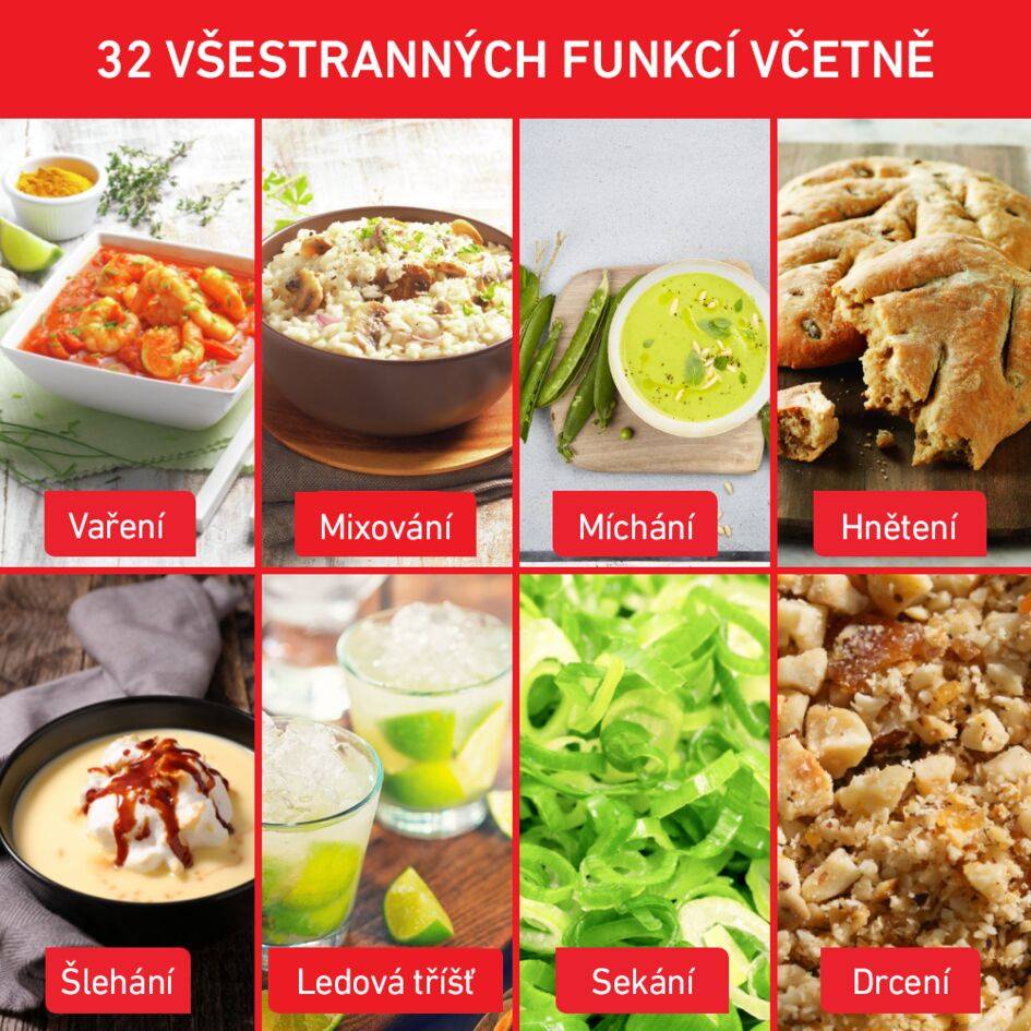 Multifunkční varný kuchyňský robot Tefal Click & Cook FE506130 Bílá