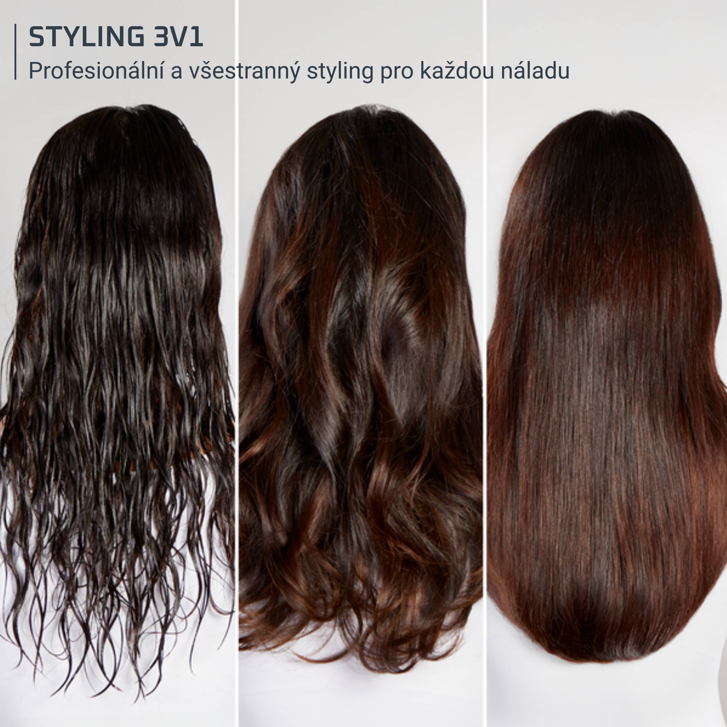 UB9720E0 Air Brush 3D, horkovzdušný kartáč, Rowenta