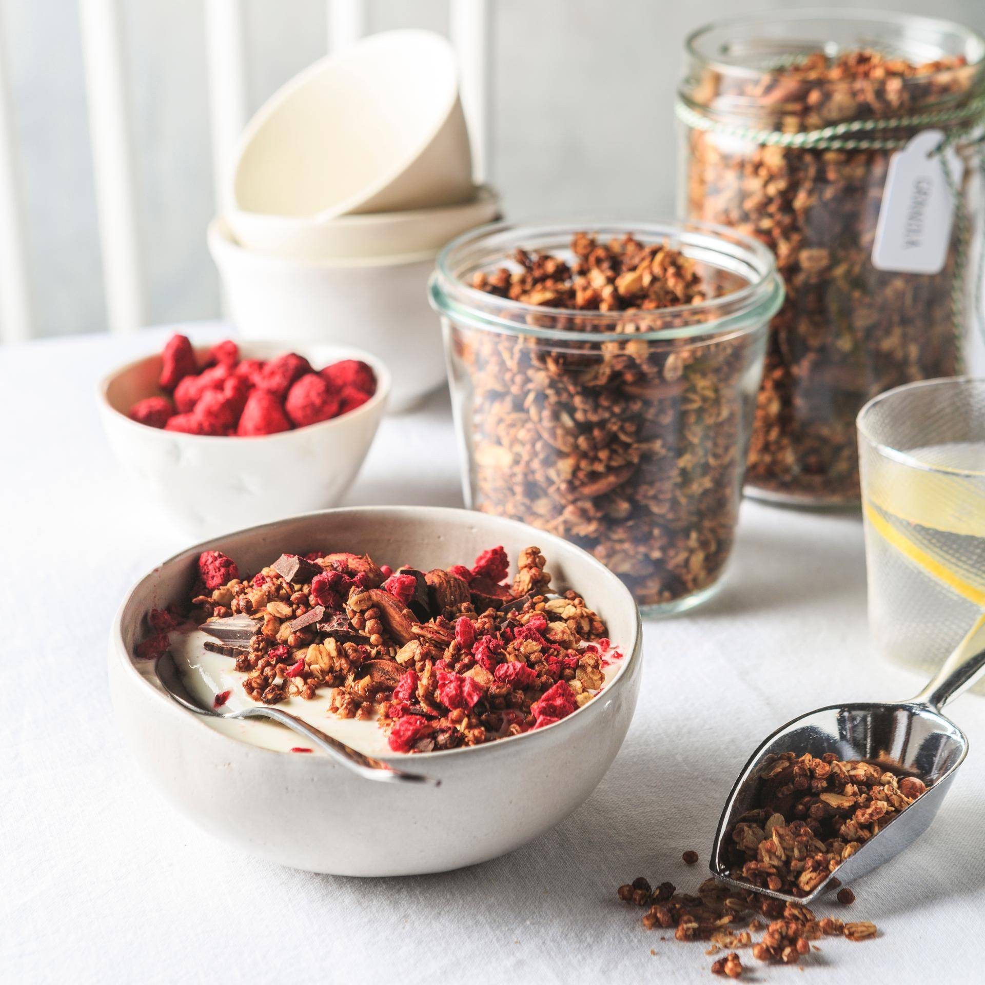 Granola z hořké čokolády - recept Hrnce a pánve | Tefal