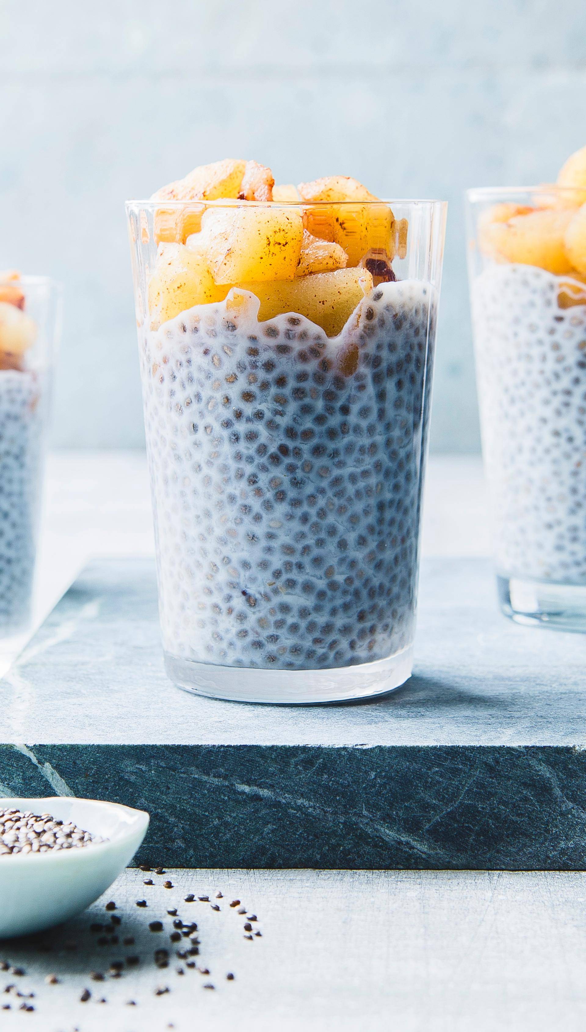 Jablečný pudink s chia semínky - recept Cookeo | Tefal