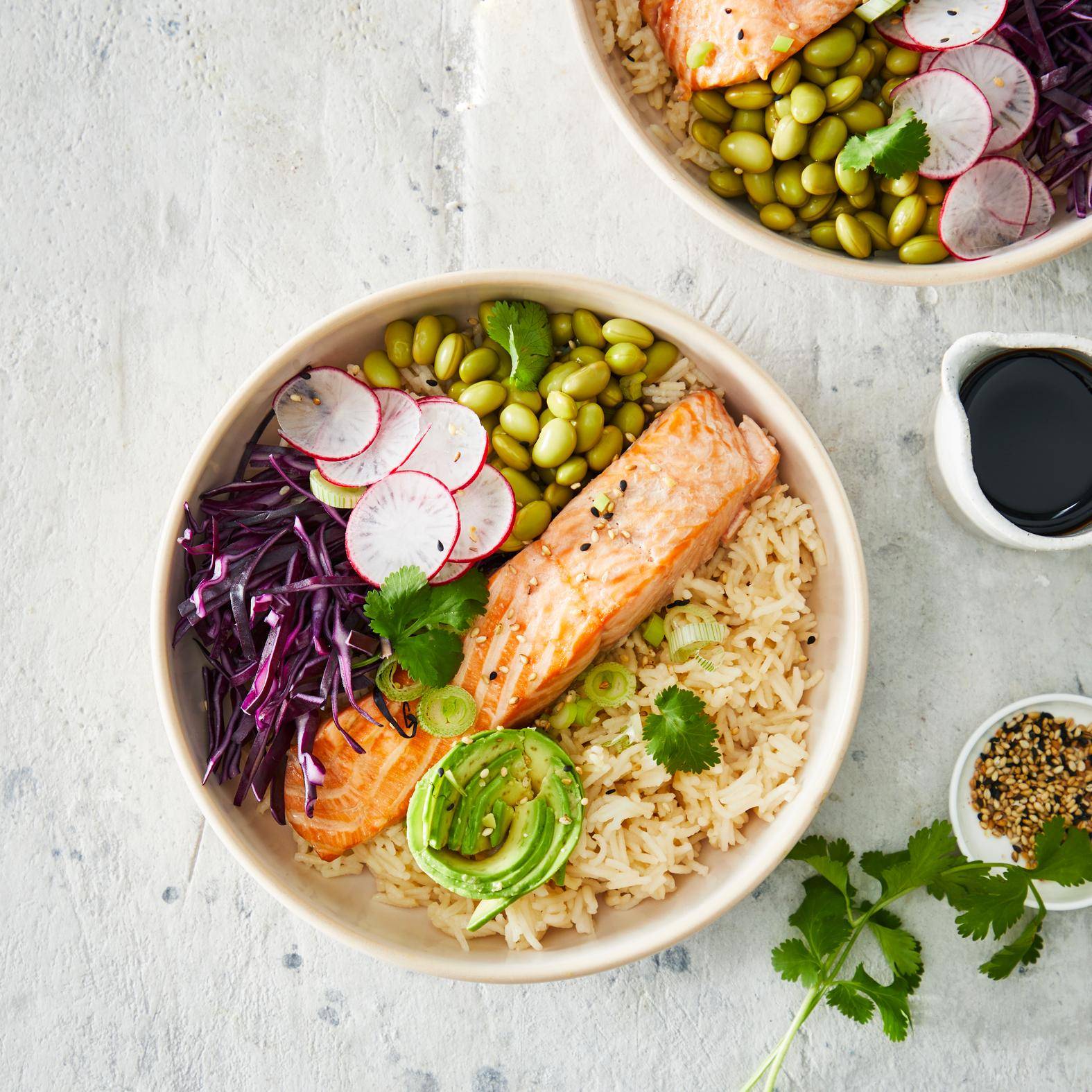 Miska s lososem na teriyaki - recept Cookeo | Tefal
