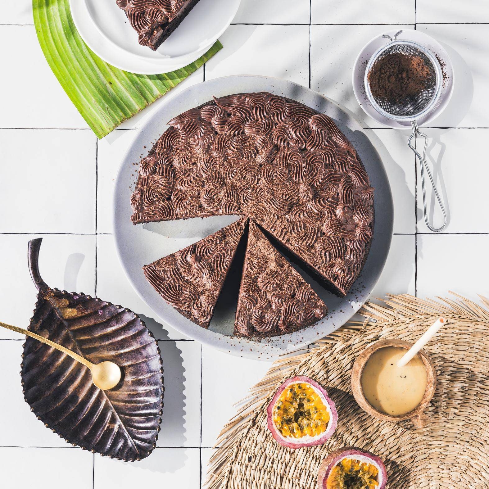 Čokoládový dort s ganache - recept Infiny Mix + | Tefal