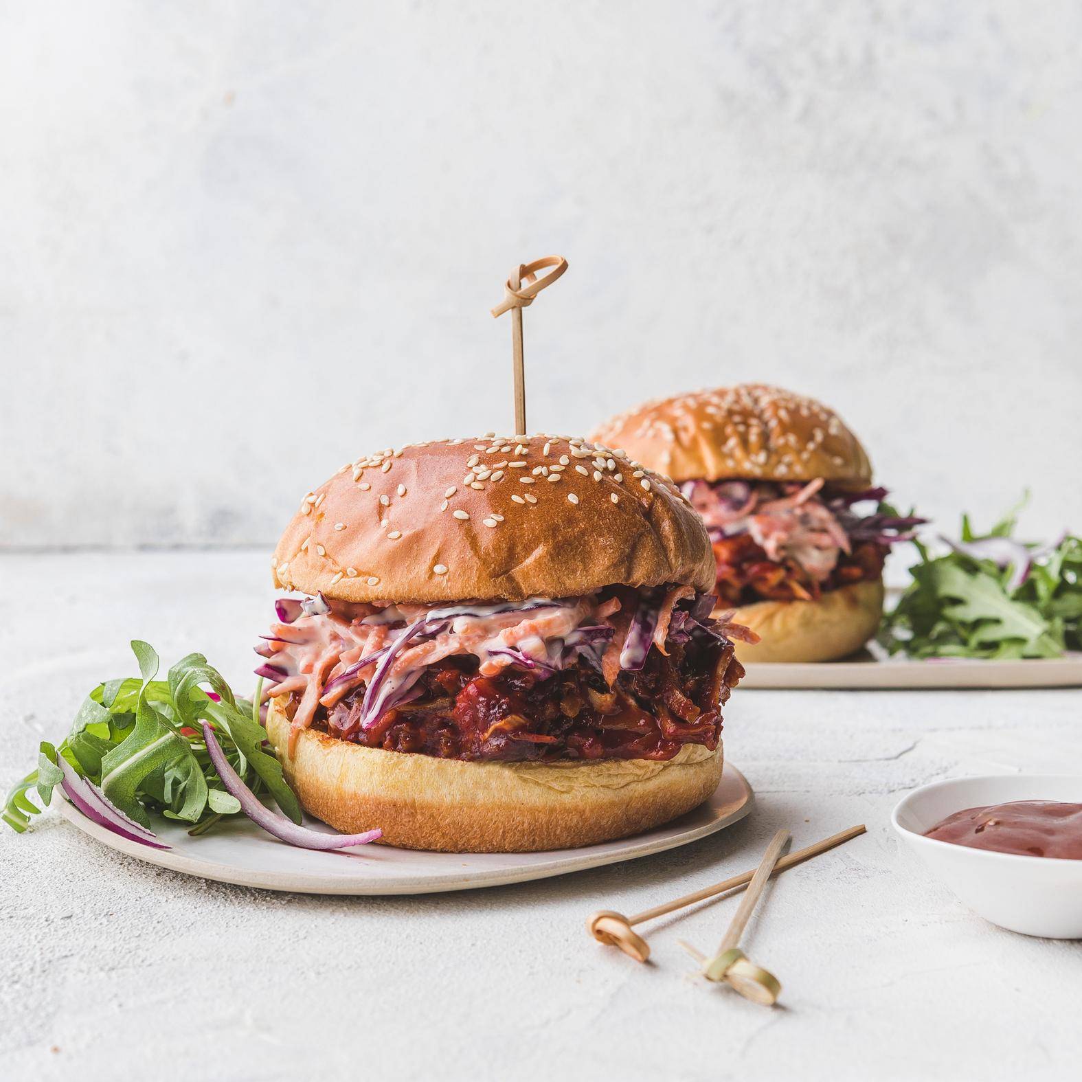 Veganské burgery - recept Dual EasyFry&Grill | Tefal