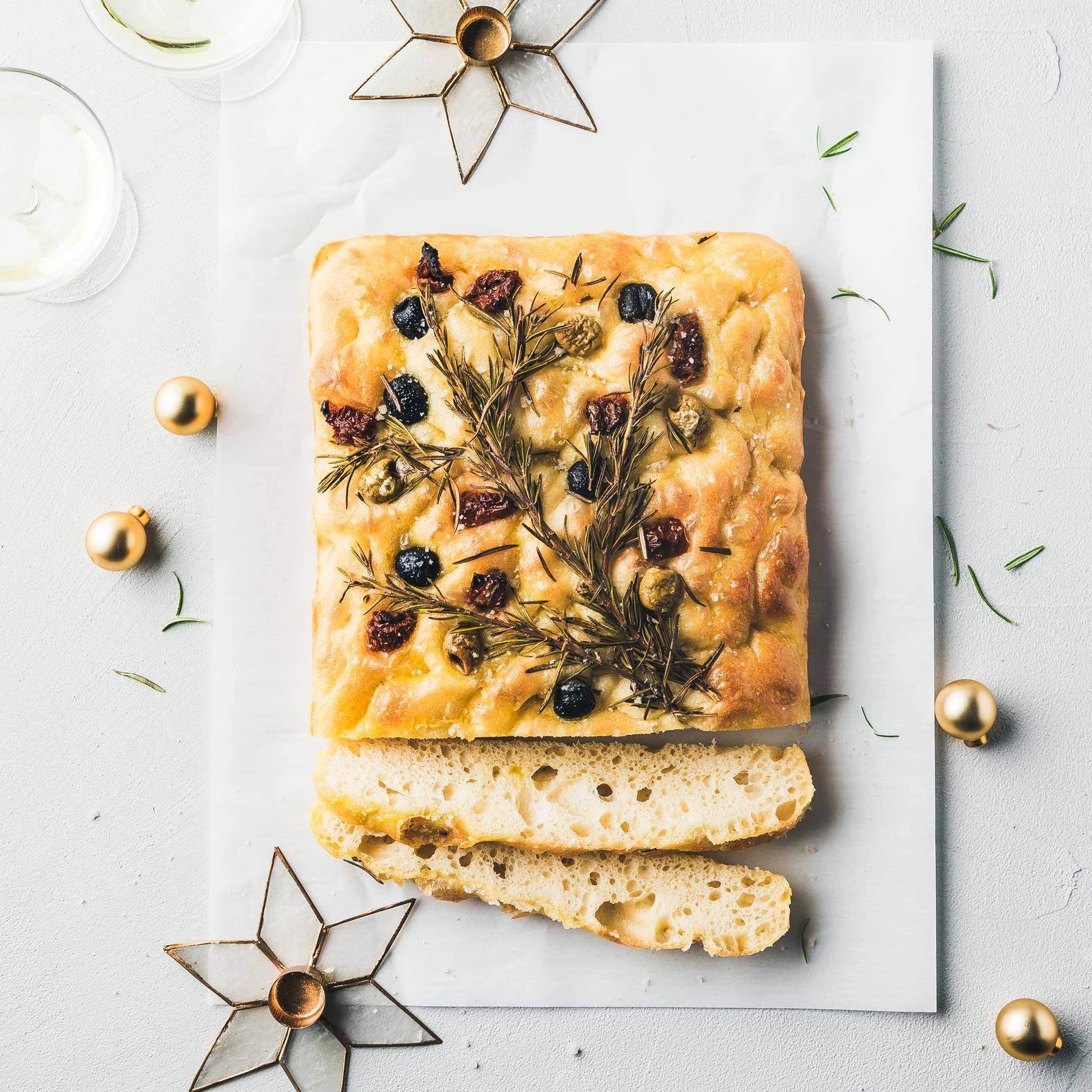 Vánoční focaccia - recept Kitchen Machines Touch/Touch + | Tefal