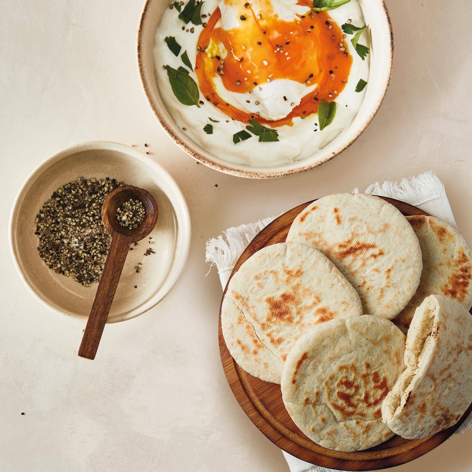 Pita chleby - recept Hrnce a pánve | Tefal