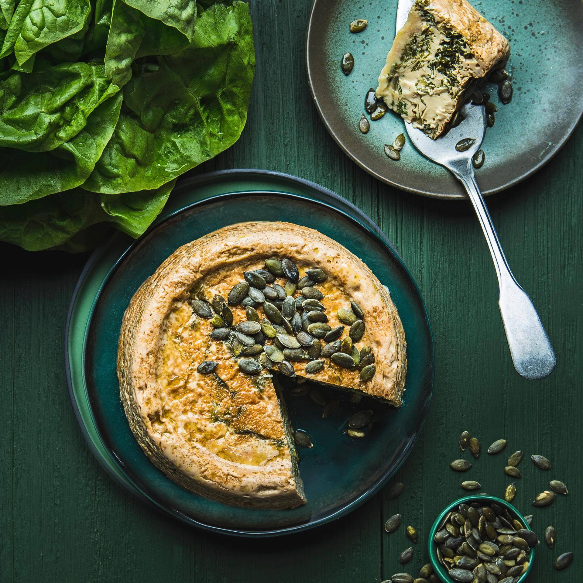 Salátový flan se sýrem Munster - recept Cookeo | Tefal