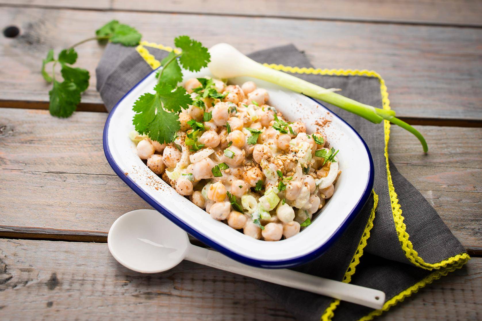 Salát s cizrnou a sezamem - recept Cookeo | Tefal