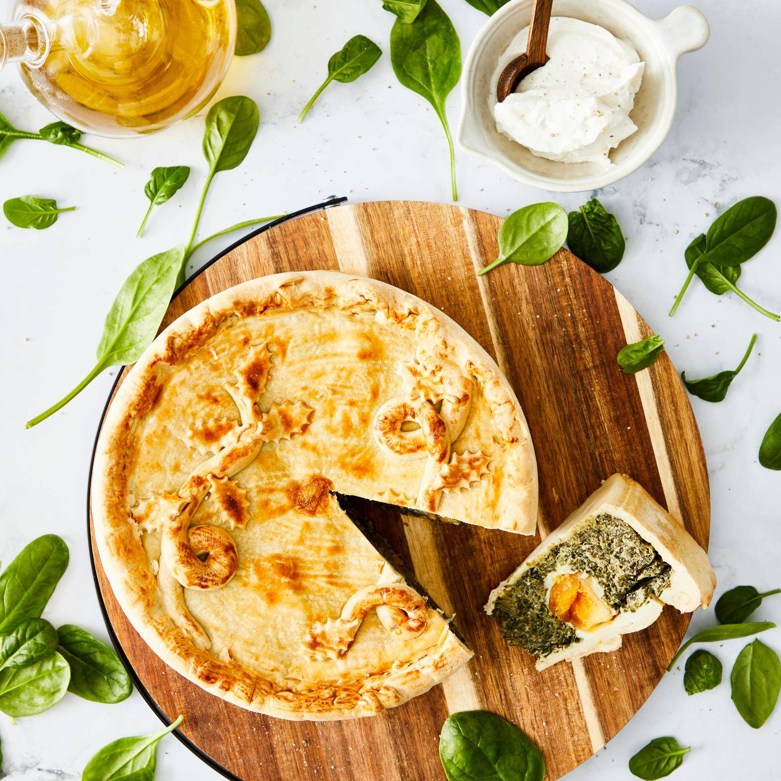 Koláč s vejci a špenátem - recept EASY FRY GRILL & STEAM 3 in 1 | Tefal