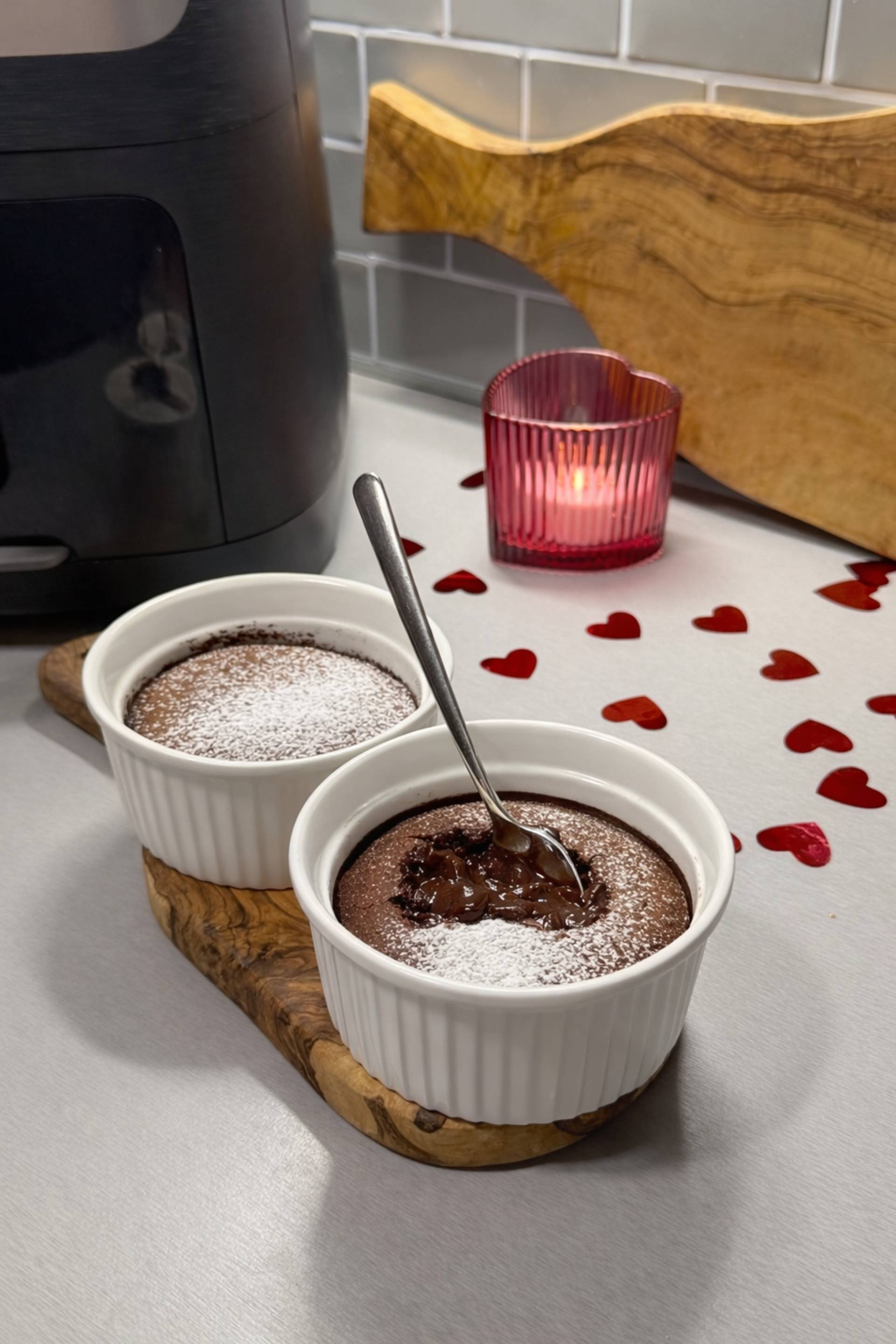 Čokoládové suflé - recept EASY FRY OVEN & GRILL 9 in 1 | Tefal