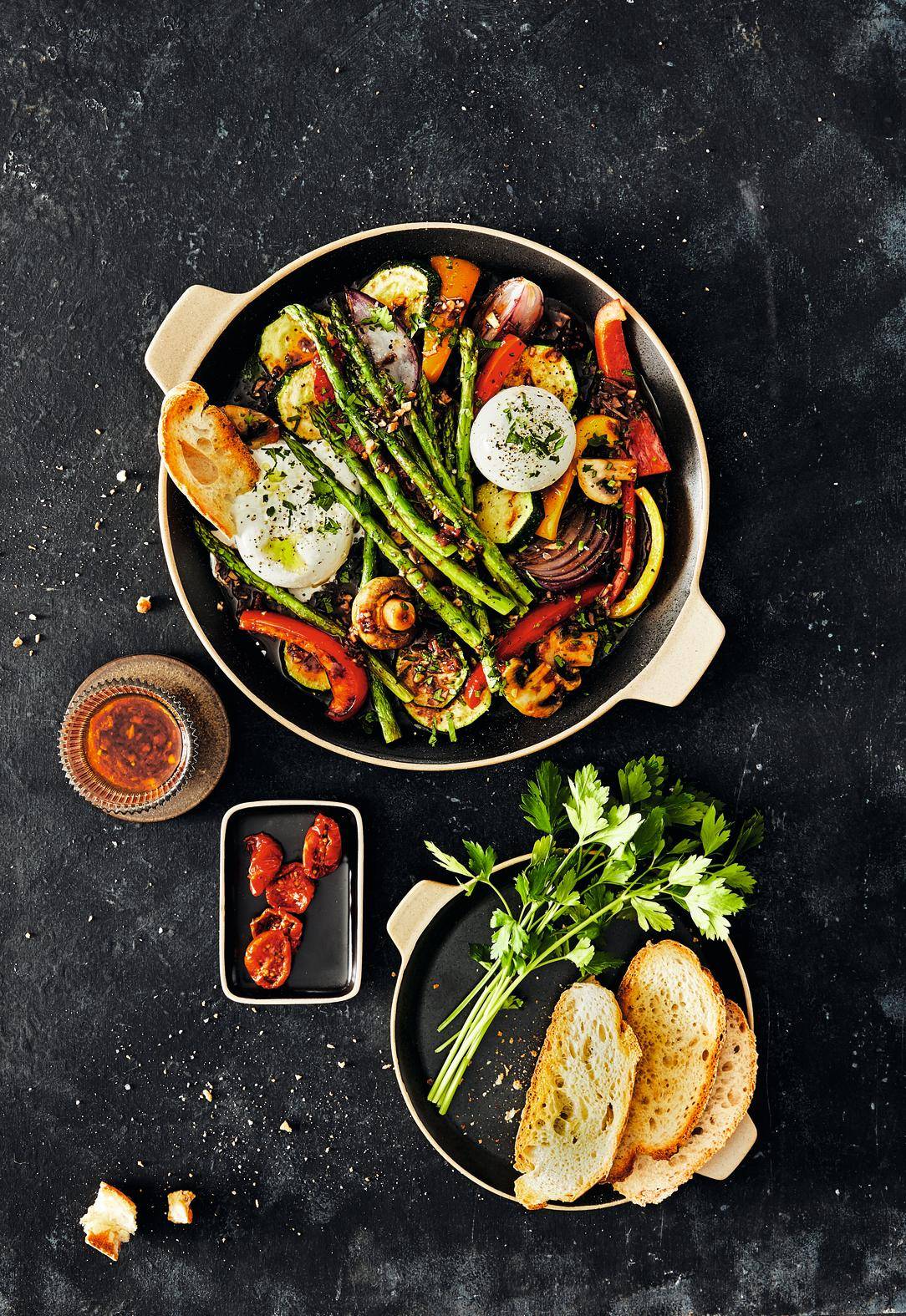 Předkrm s grilovanou zeleninou - recept OptiGrill 4in1 | Tefal