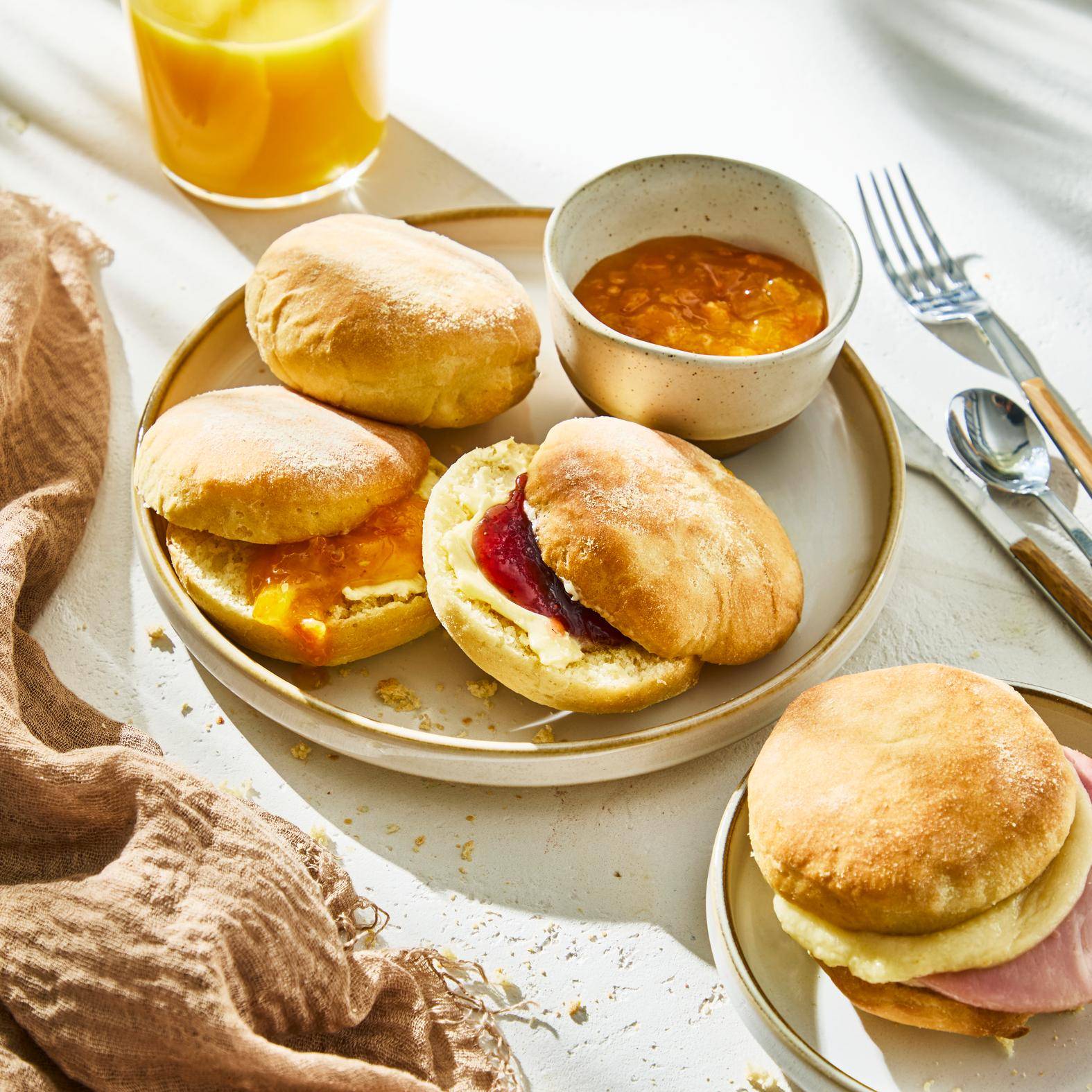 Anglické muffiny - recept Easy Fry Mega | Tefal