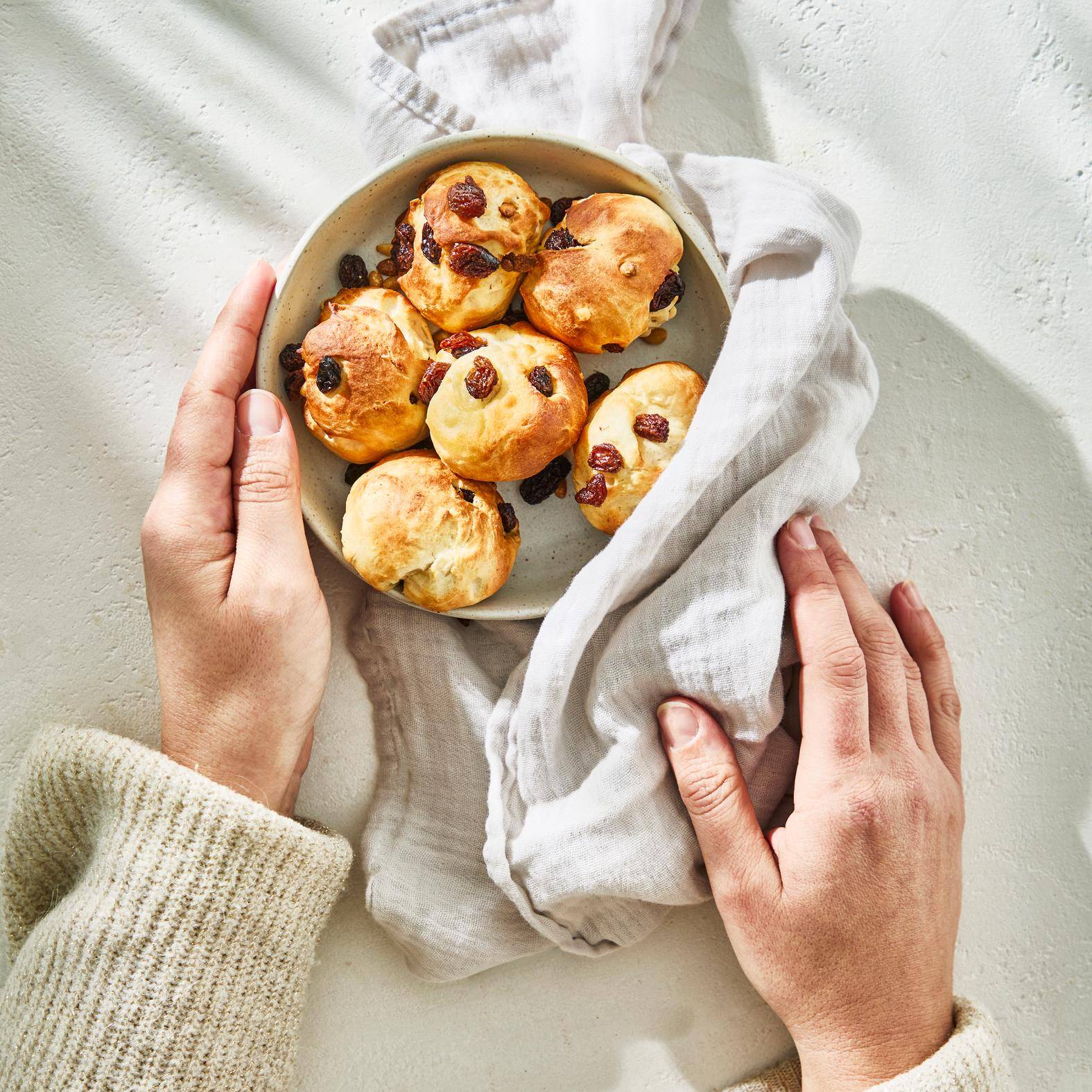 Italské masopustní koblihy se sultánkami - recept Easy Fry Max | Tefal