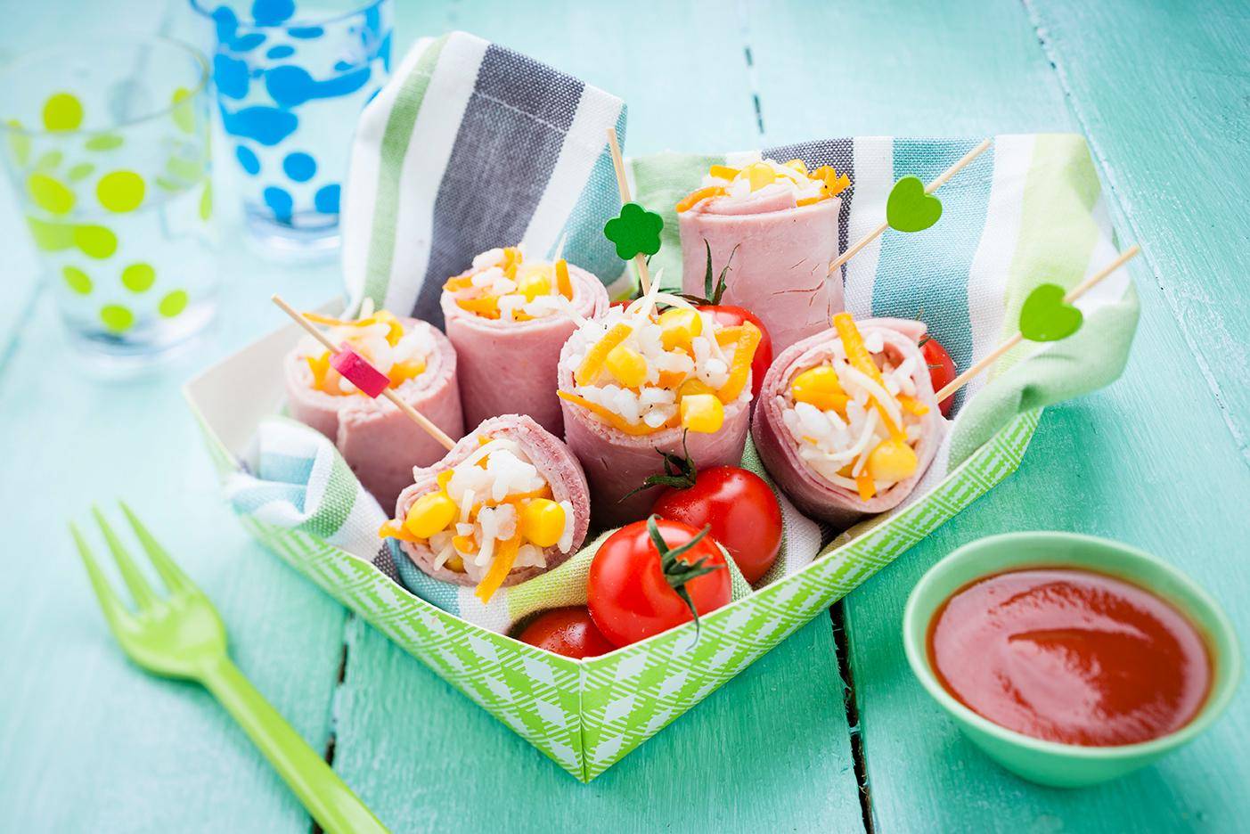Šunkové rolády s rýží - recept Cookeo | Tefal