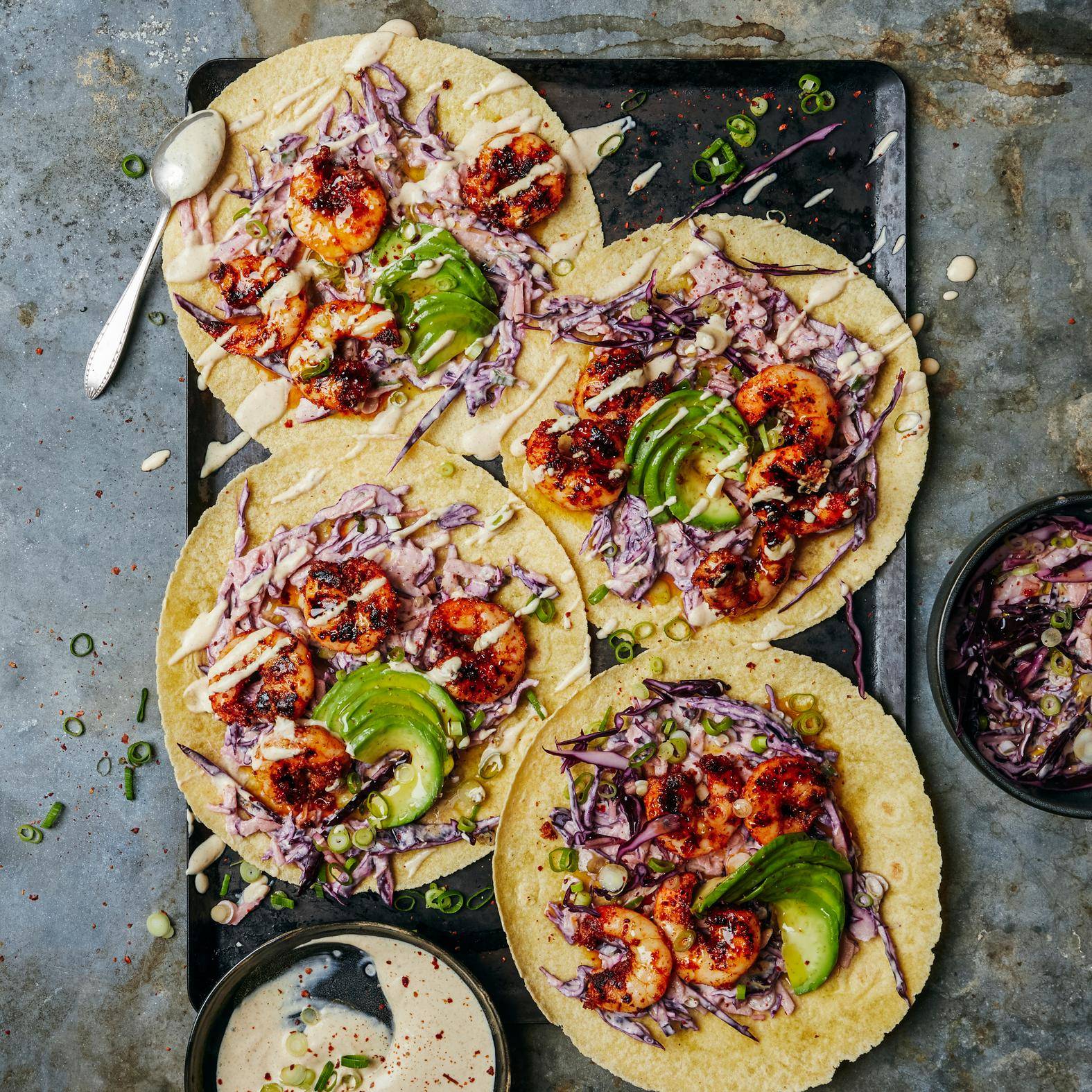 Grilované tacos s krevetami - recept OptiGrill 2in1 | Tefal