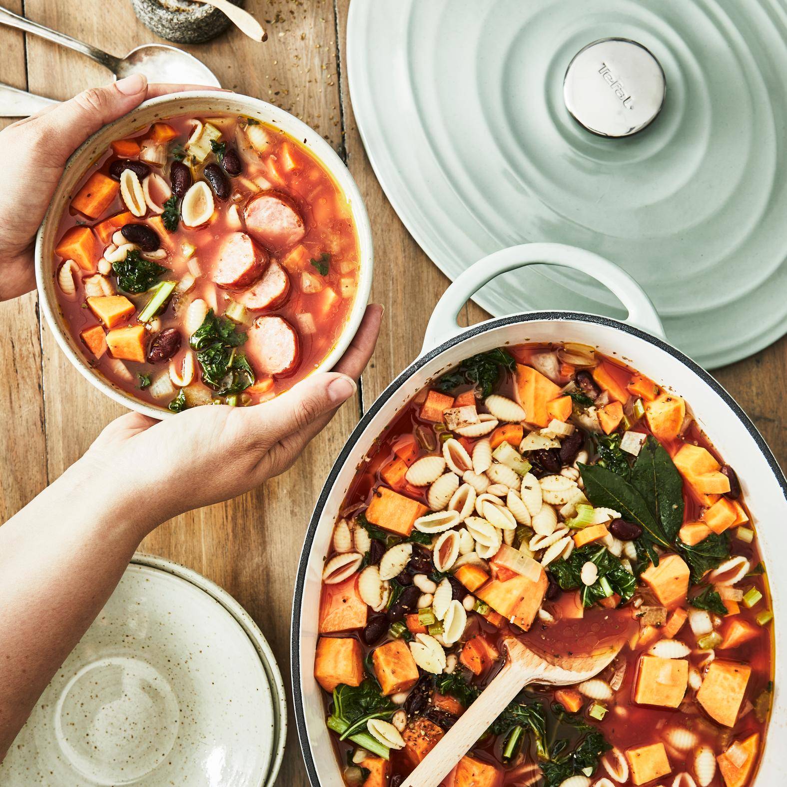 Zdravá minestrone - recept Hrnce a pánve | Tefal