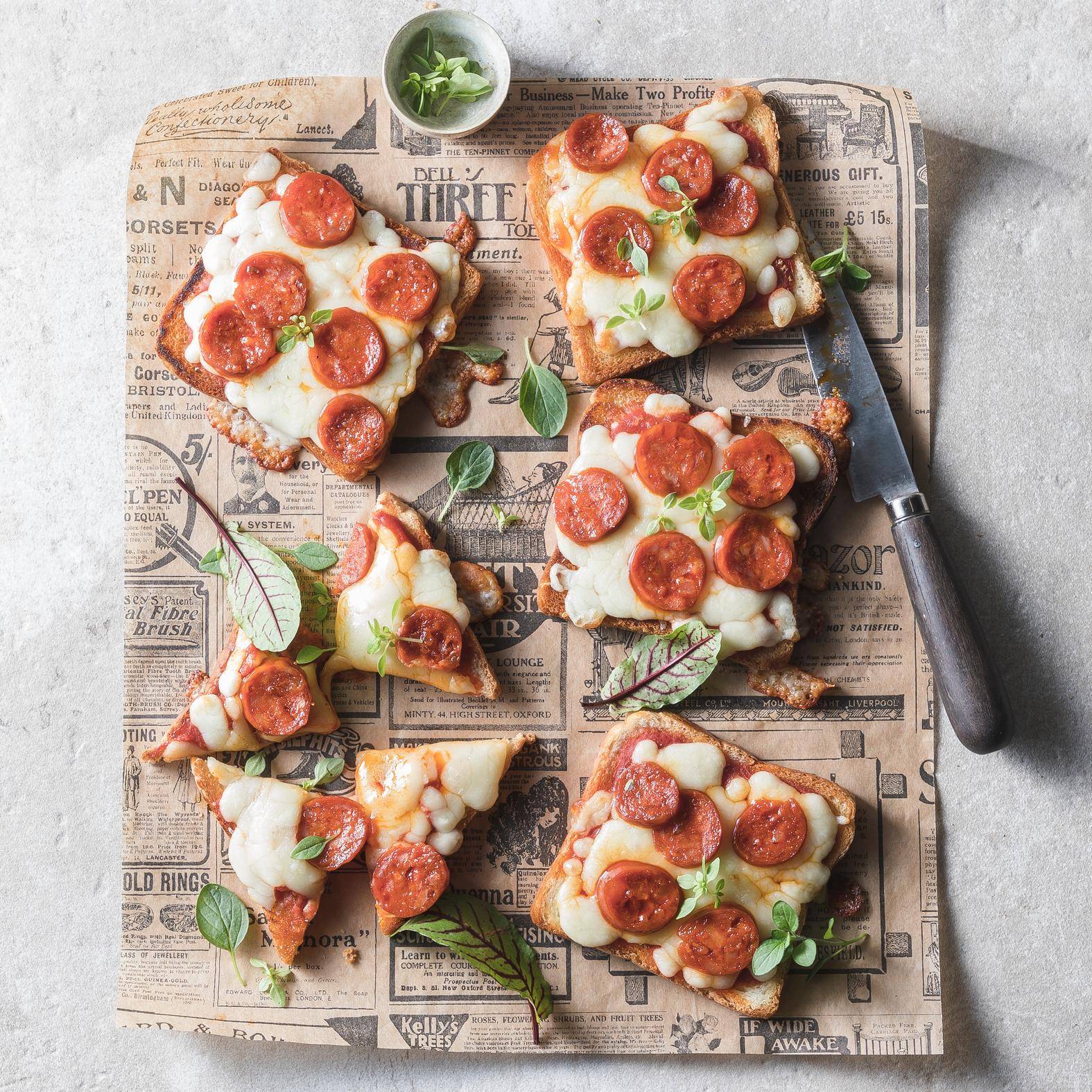 Pizza toast - recept Hrnce a pánve | Tefal