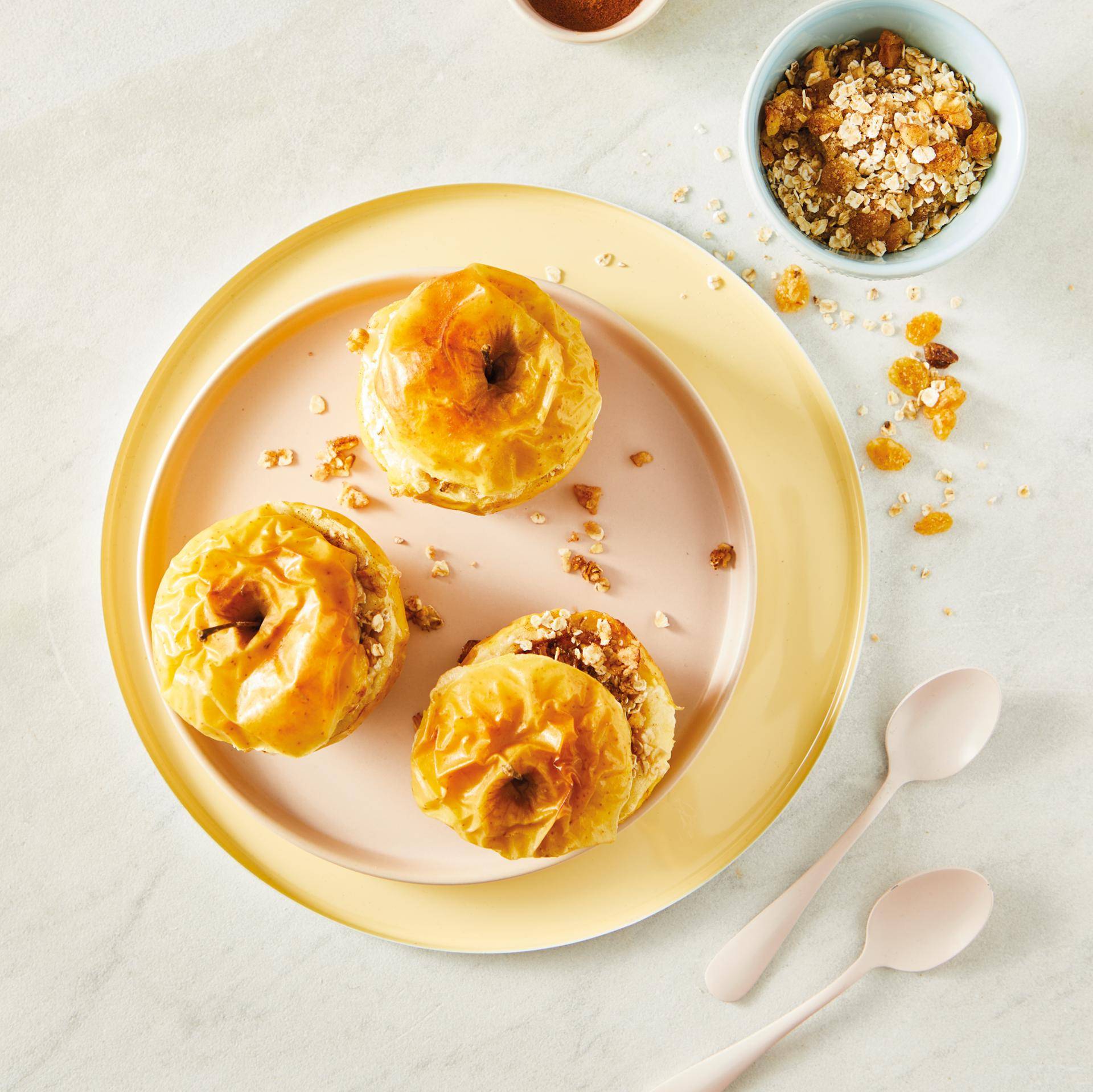 Jablka plněná müsli - recept undefined | Tefal