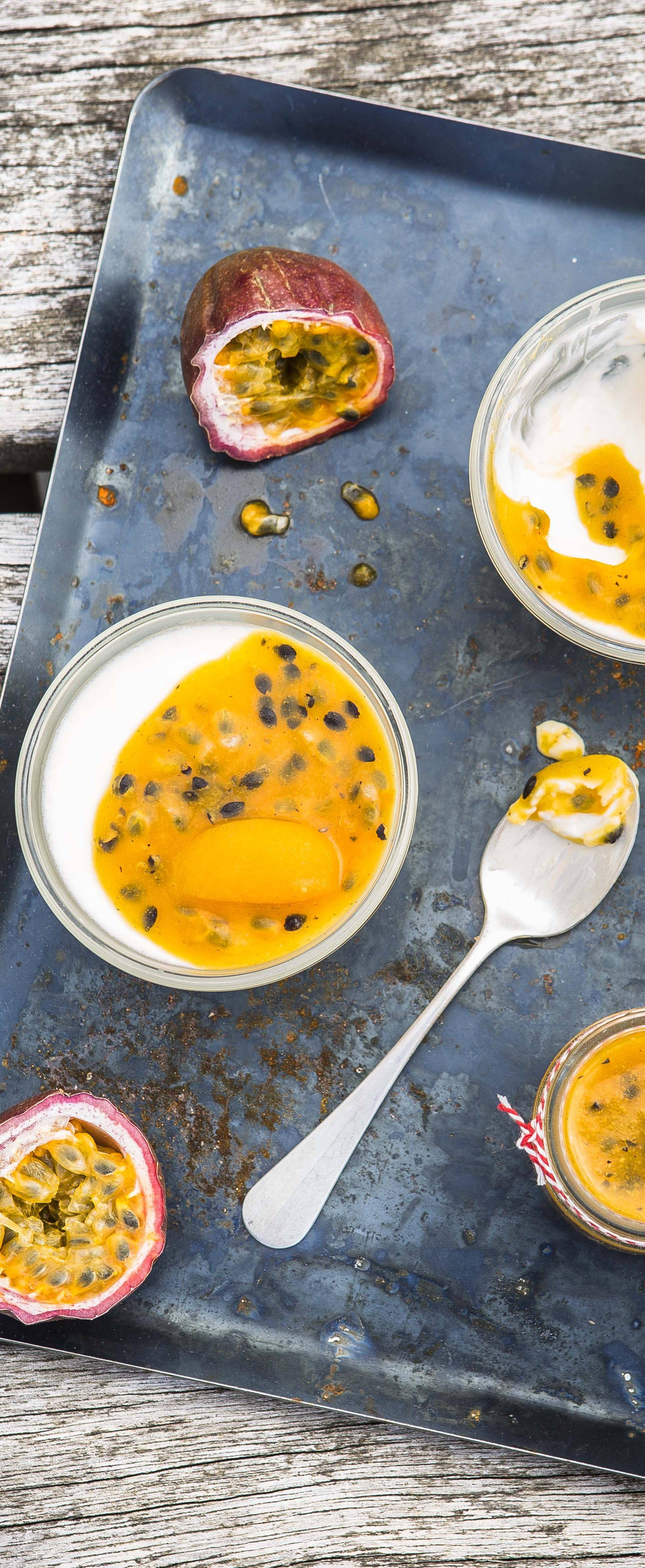 Panna cotta z meruněk a marakuji - recept Cookeo | Tefal