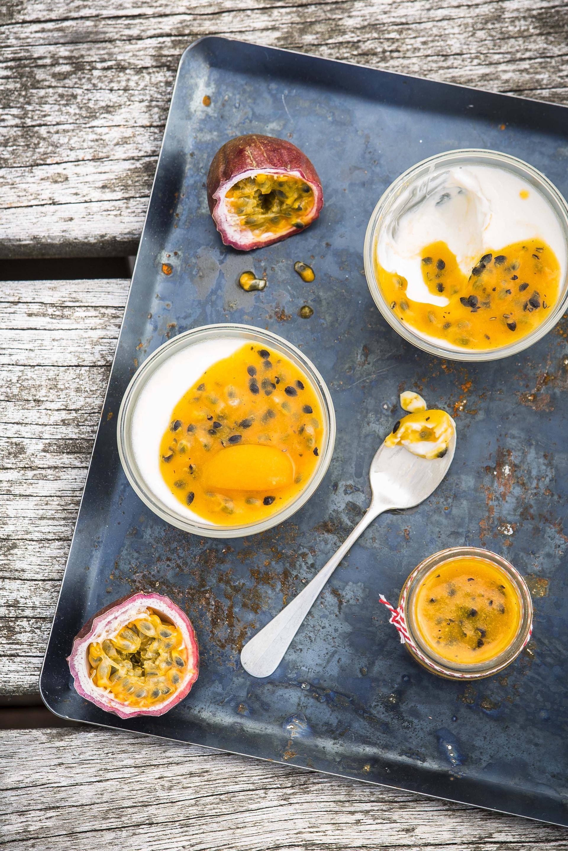 Panna cotta z meruněk a marakuji - recept Cookeo | Tefal