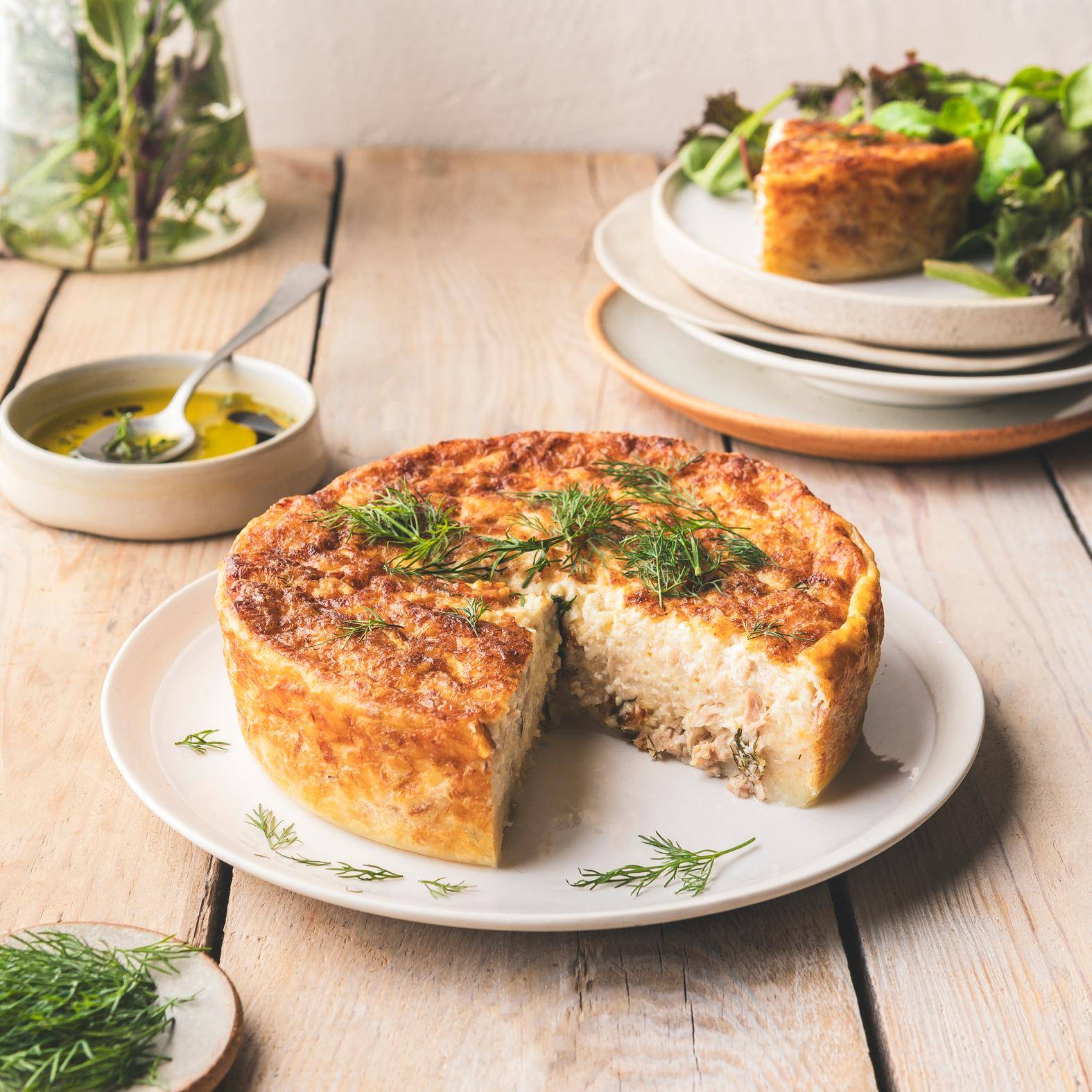 Tuňákový quiche bez kůrky - recept Cookeo | Tefal