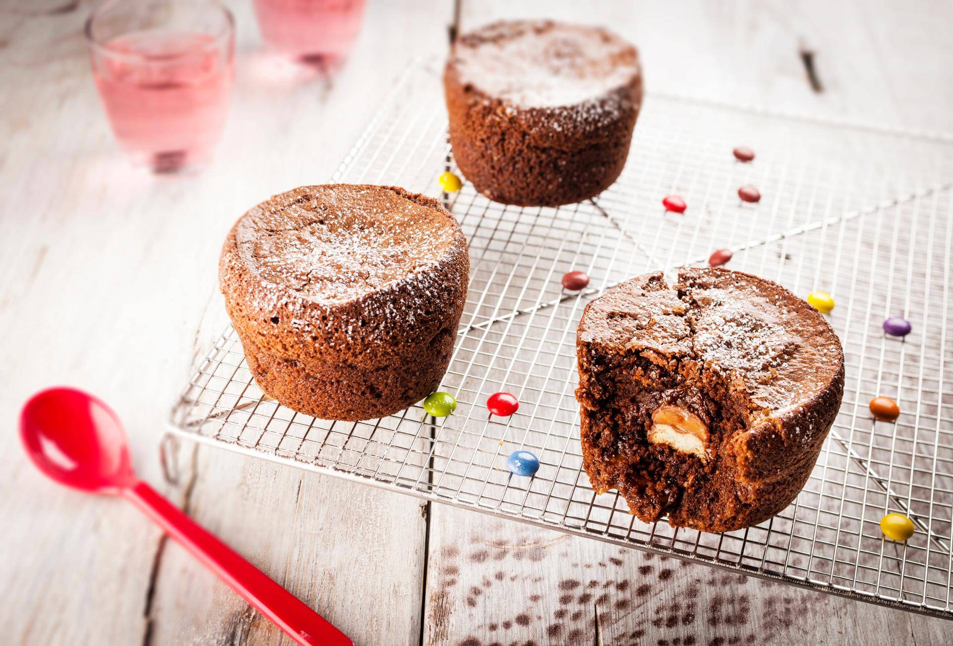 Čokoládový fondán s překvapením - recept Cookeo | Tefal
