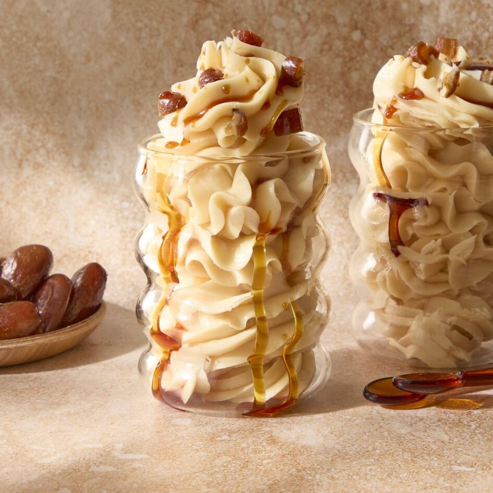 Lepkavý karamelový mražený jogurt - recept Freezi | Tefal