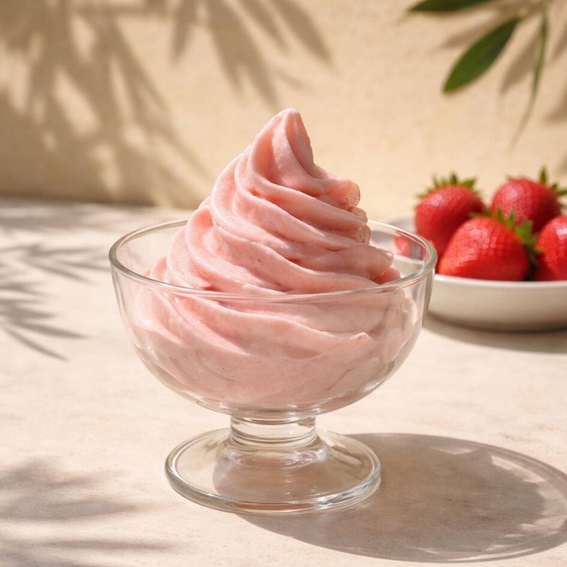 Jahodový mražený jogurt - recept Freezi | Tefal