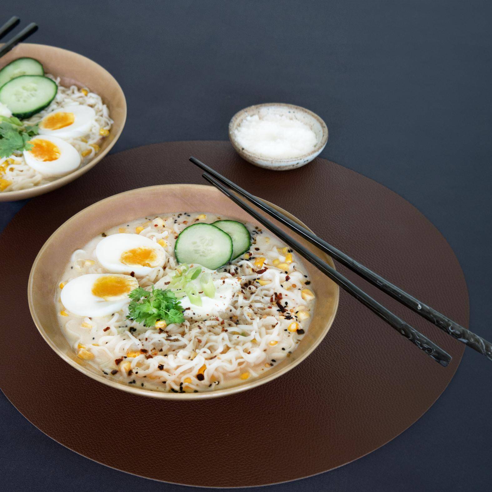 Krémové vaječné ramen nudle - recept Hrnce a pánve | Tefal