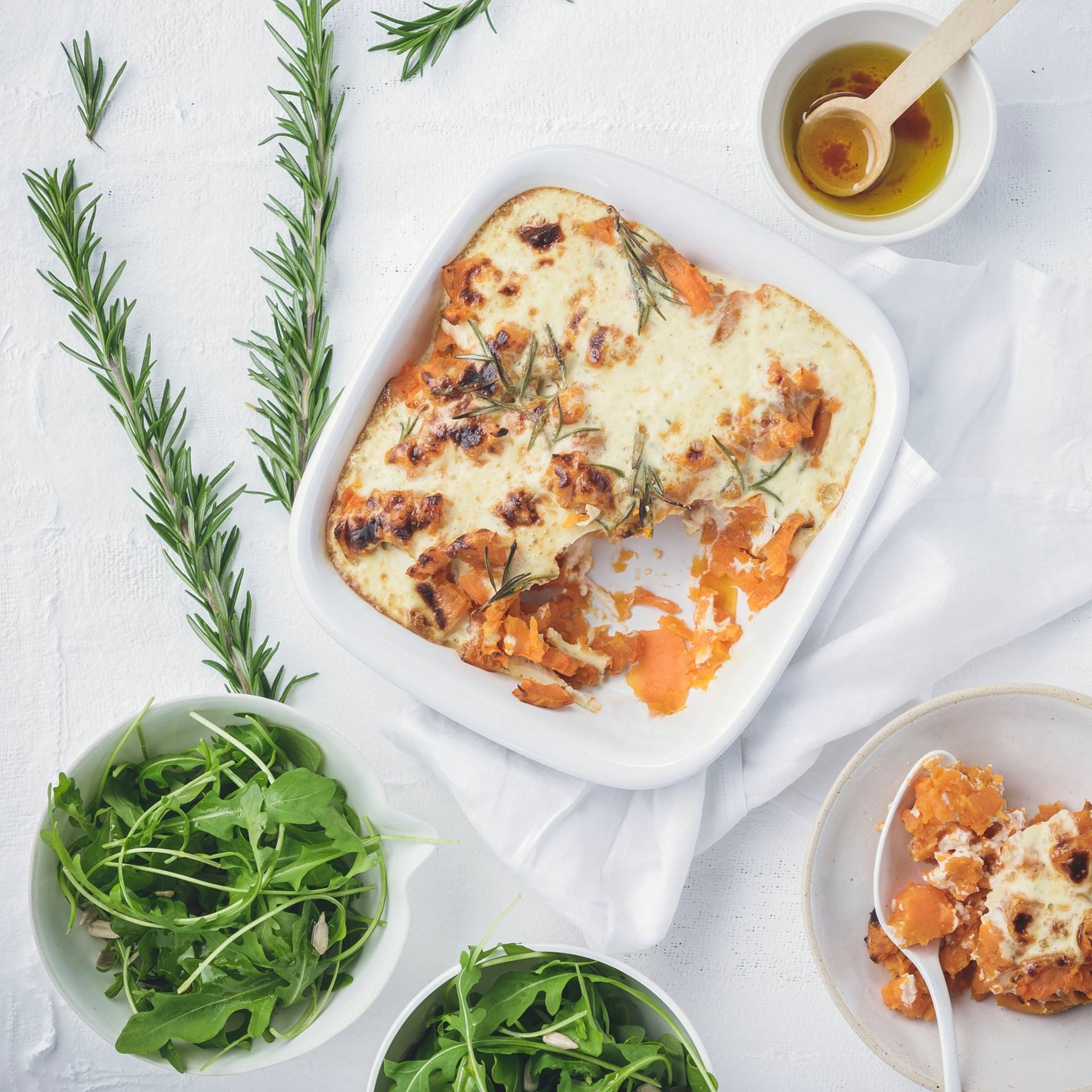 Gratinované sladké brambory - recept Cookeo | Tefal
