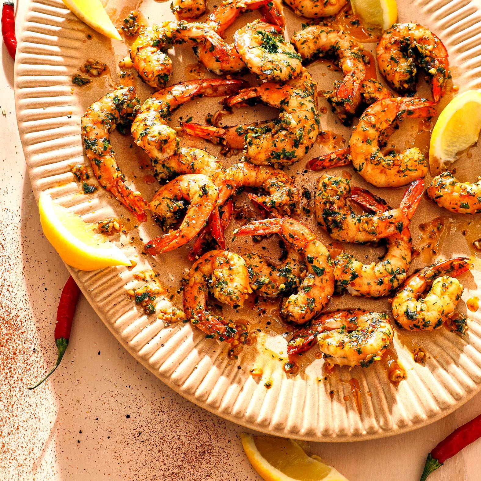 Česnekové krevety (gambas al ajillo) - recept EASY FRY & GRILL 2 in 1 MECHANICAL | Tefal