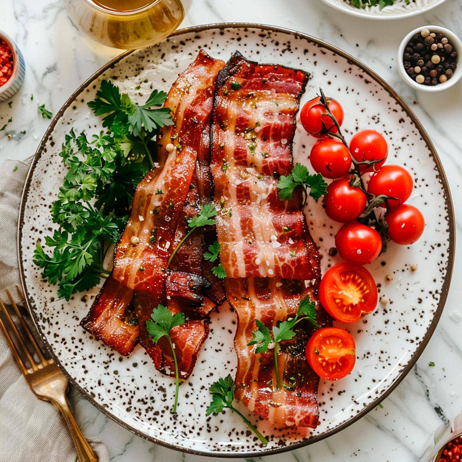 Opečená slanina - recept Easy Fry Compact | Tefal