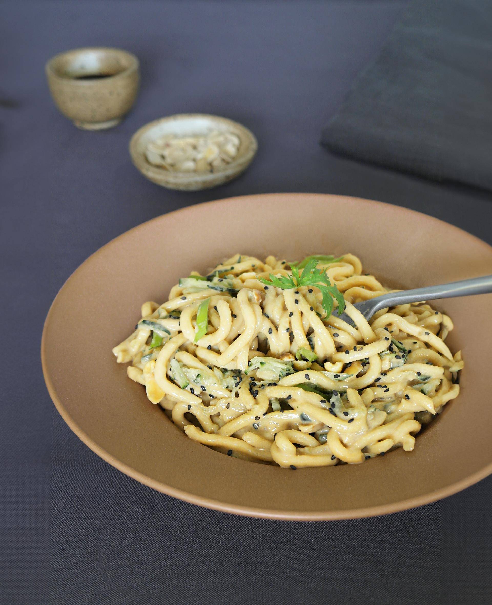 Udon nudle s arašídovou omáčkou - recept Hrnce a pánve | Tefal