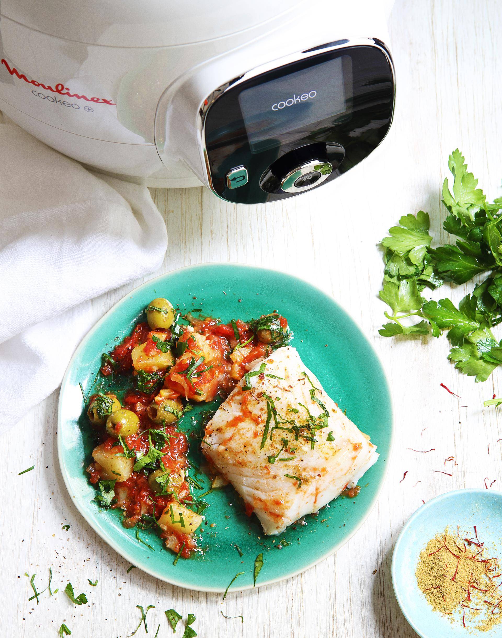 Tažín z tresky s olivami - recept Cookeo | Tefal