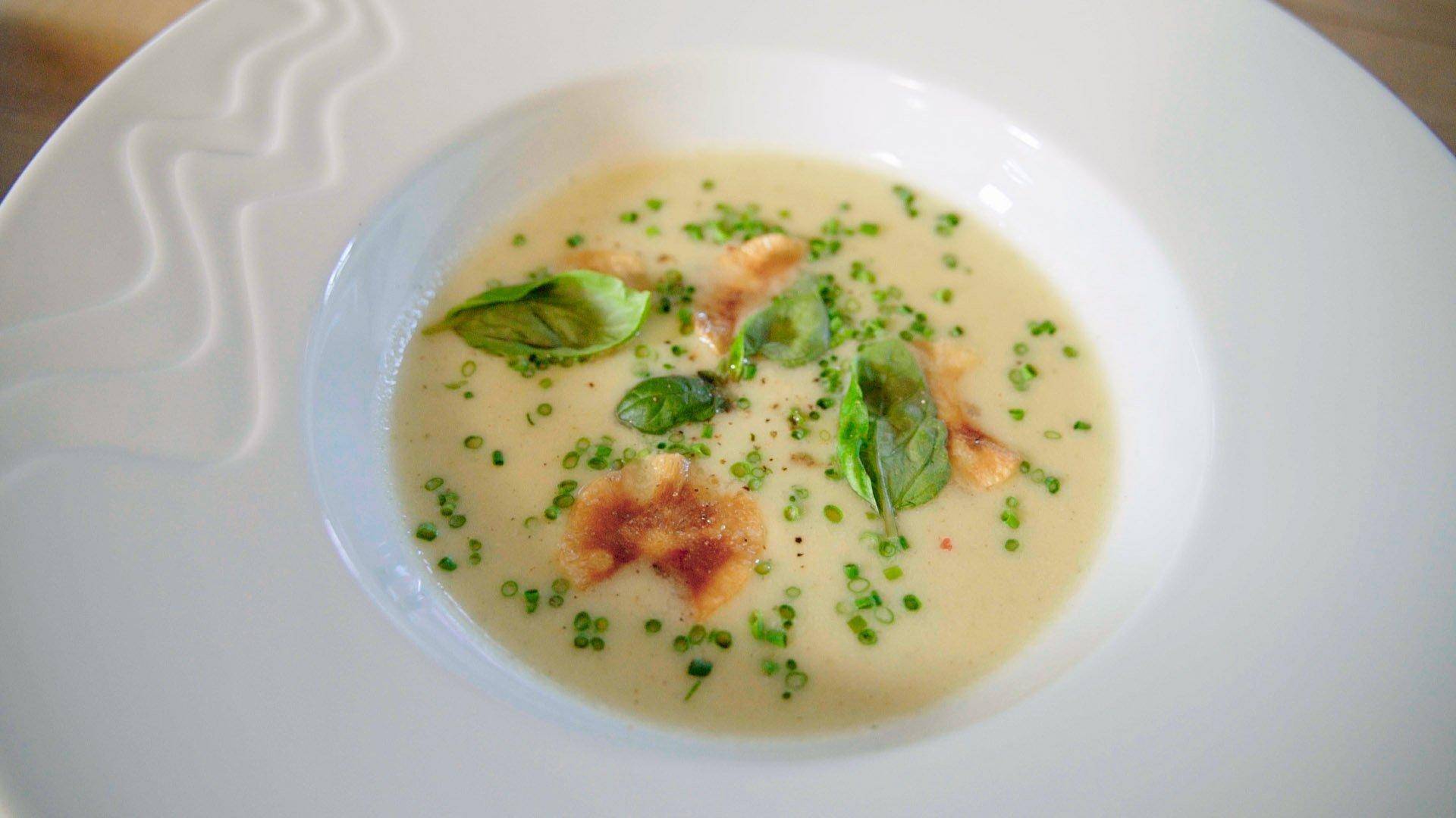 Topinambur polévka s lupínky - recept Cookeo | Tefal