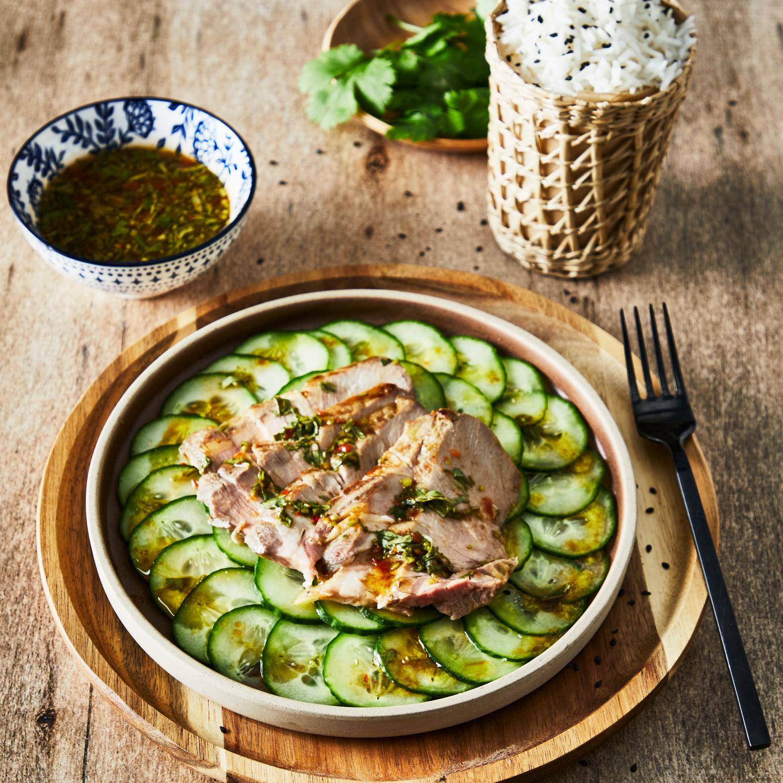 Grilované vepřové maso s pikantní omáčkou - recept EASY FRY GRILL & STEAM 3 in 1 | Tefal