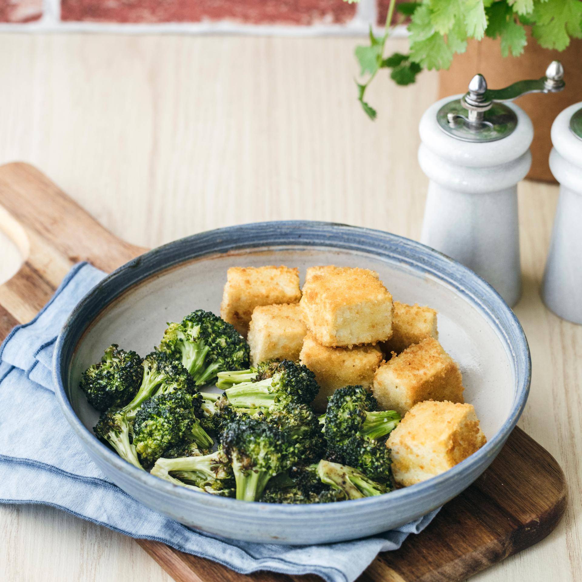 Křupavé tofu s brokolicí - recept EASY FRY & GRILL 2 in 1 XXL | Tefal
